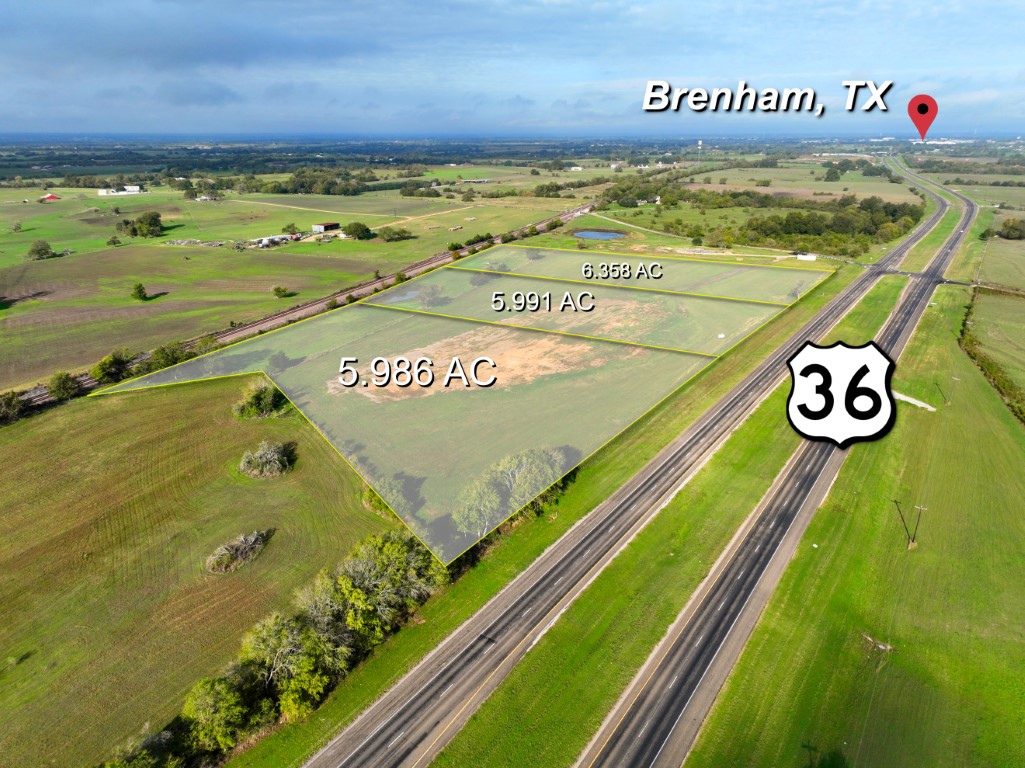 3, ~6AC Parcels - Brenham, TX / Hwy 36 & Jersey Rd