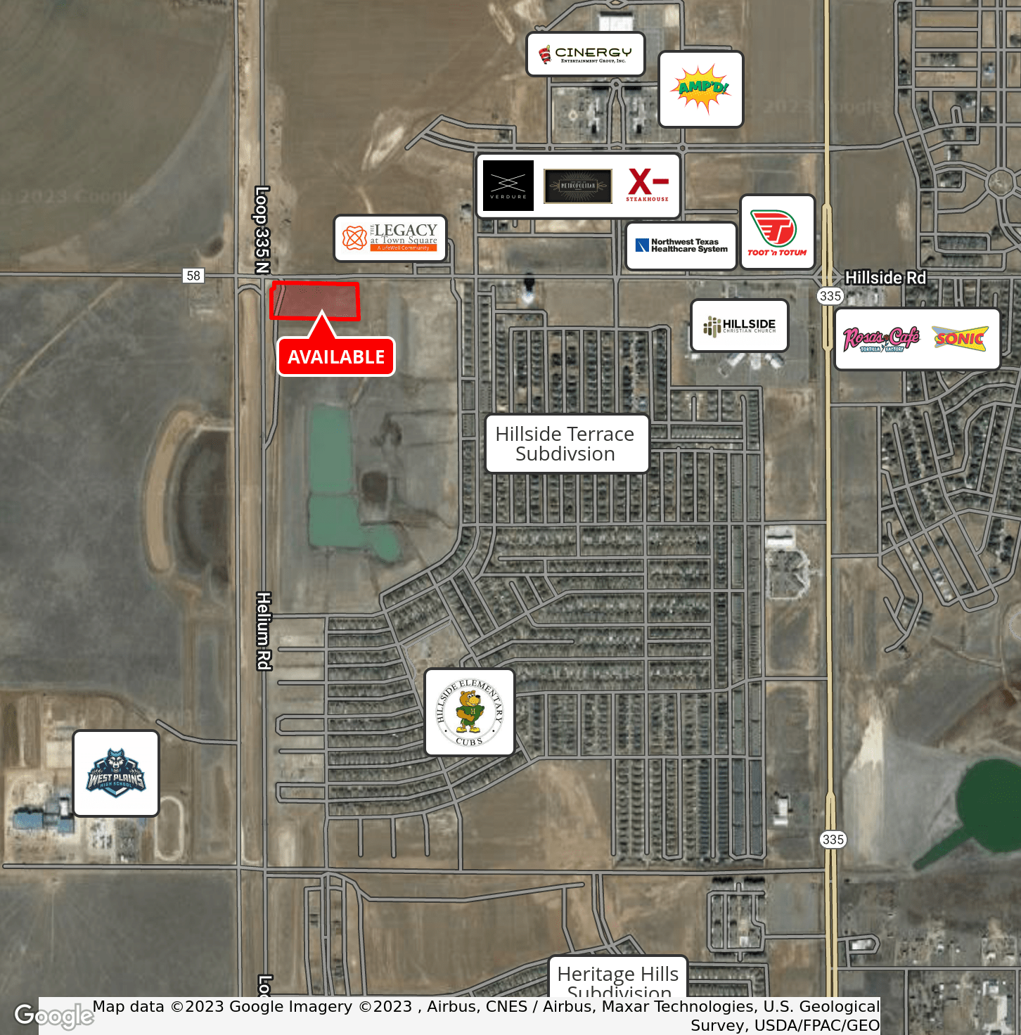 Land -Agricultural (Not Zoned) in Amarillo