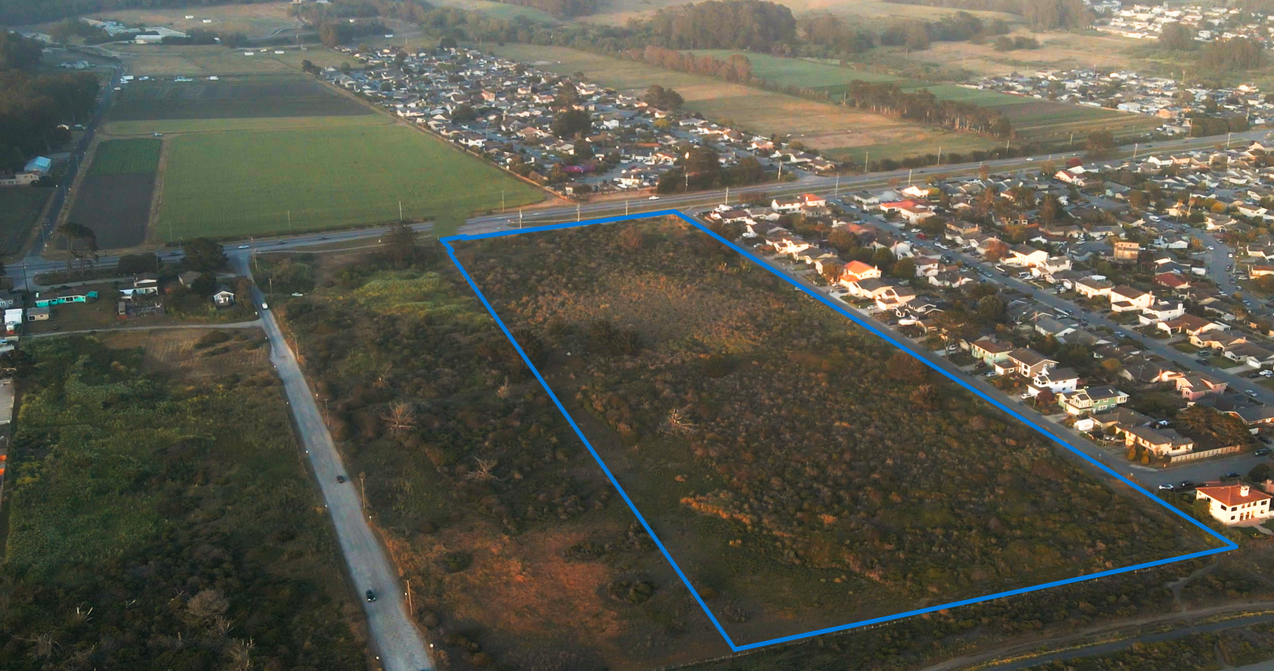 Contiguous 13.65 Acres lots: Coastal Half Moon Bay