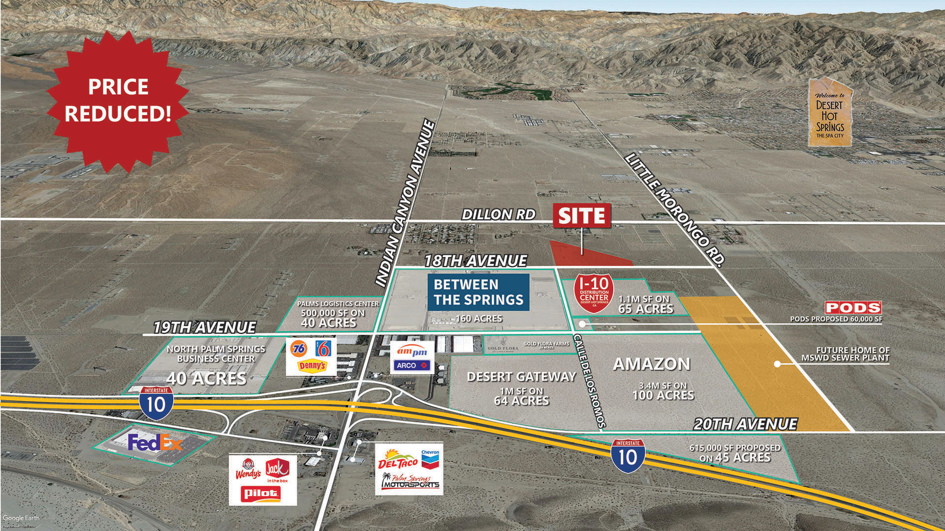 27.1 Acres Industrial Zoned Land FOR SALE,