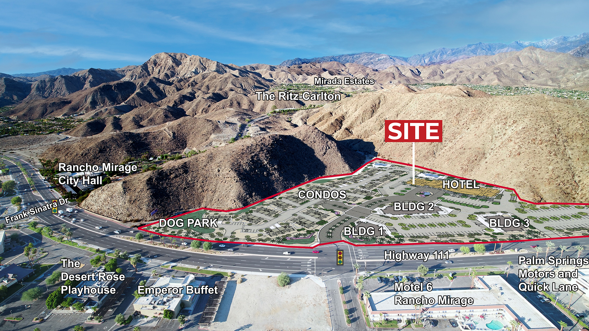 13 AC Approved High Density Residential & Commercial Development