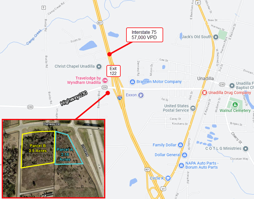 Two Parcels Totaling 5.66 Acres