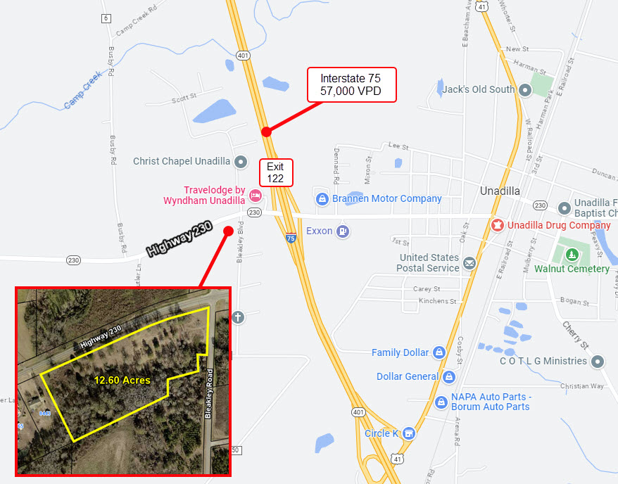 Commercial Acreage For Sale