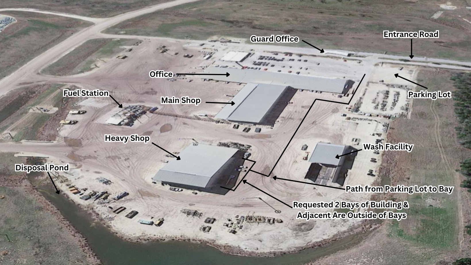 7207 FM 696, Elgin, TX 78621 Three Oaks Mine Offices - Luminant Elgin, TX 78621