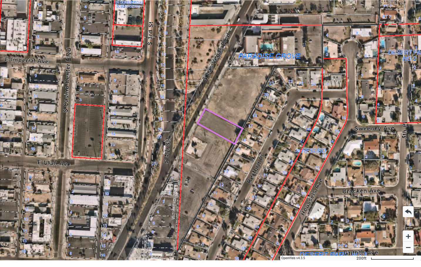 Commercial Pad on Famous Las Vegas Strip