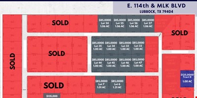 Land For Sale - New Industrial Park - 114th St. & C R 2500