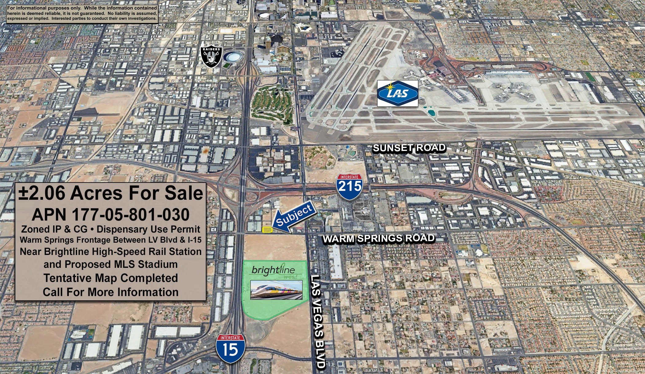 ±2.06 Acres on Warm Springs Approved for Dispensary