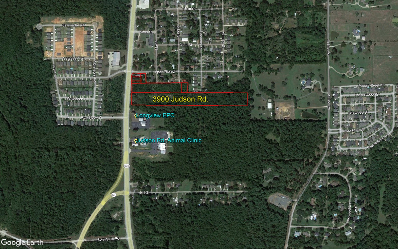 Vacant Land (10+ Acres) in Longview