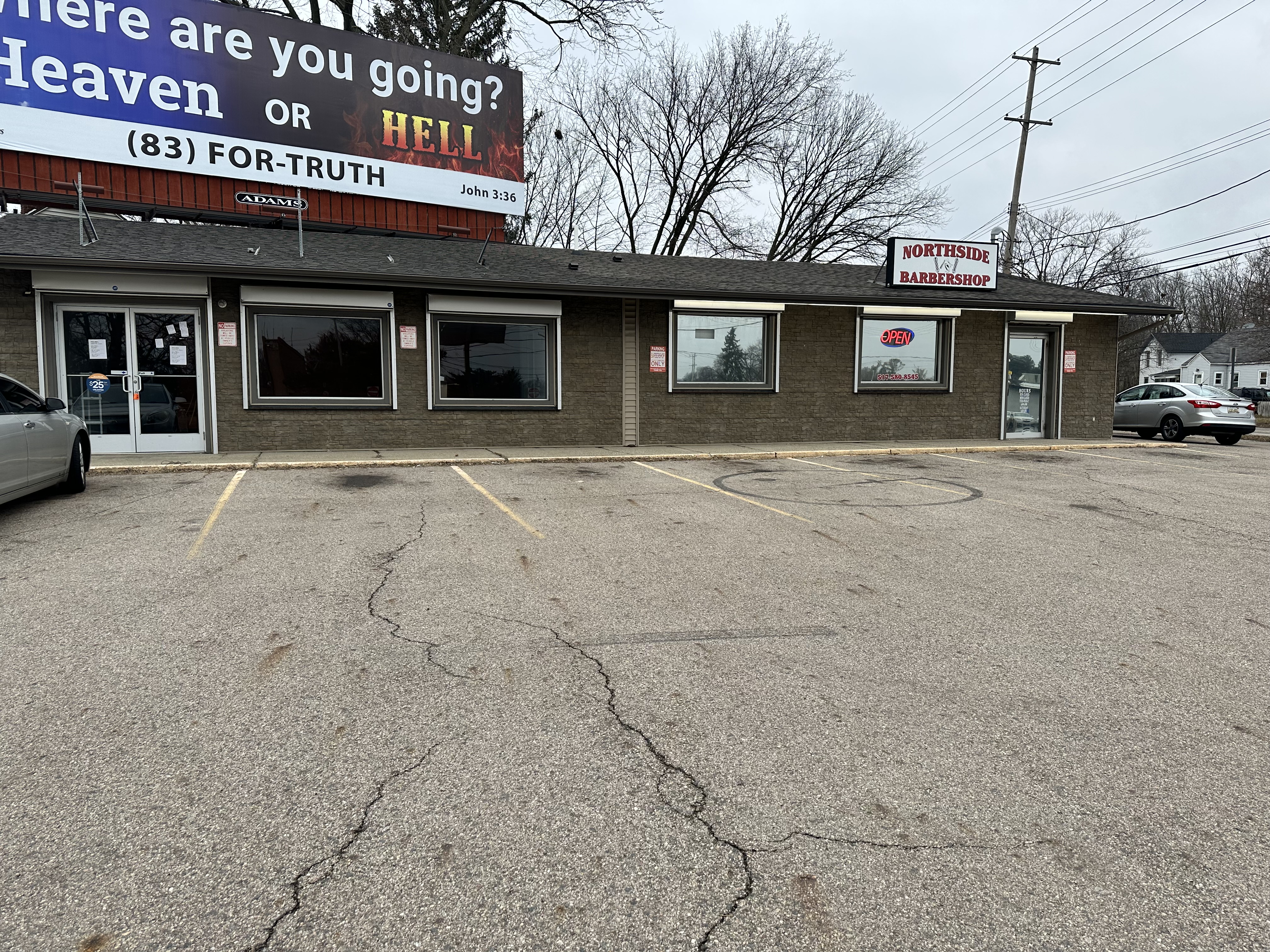 2 Unit Retail Strip with Billboard- Fully Leased, 1568 E Cesar Chavez, Lansing, MI 48906