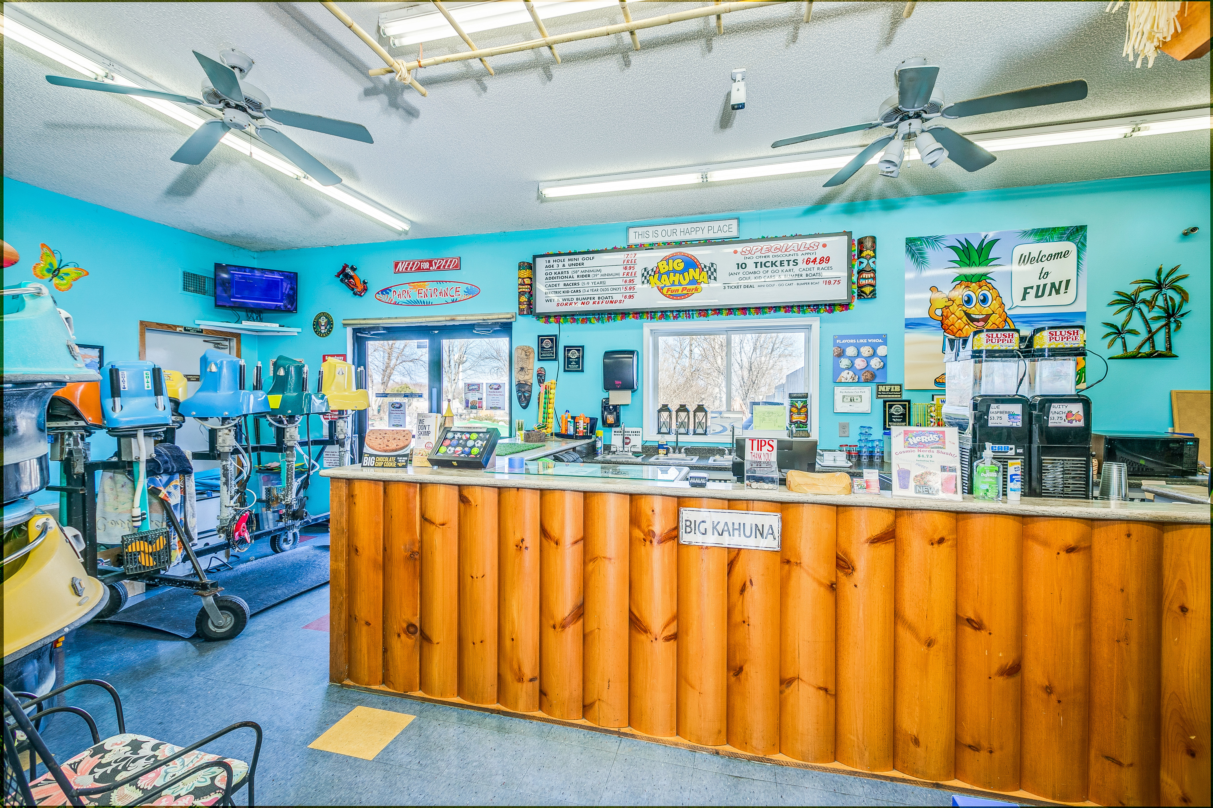 Big Kahuna Fun Park, 190 Progress Way, Spicer, MN 56288