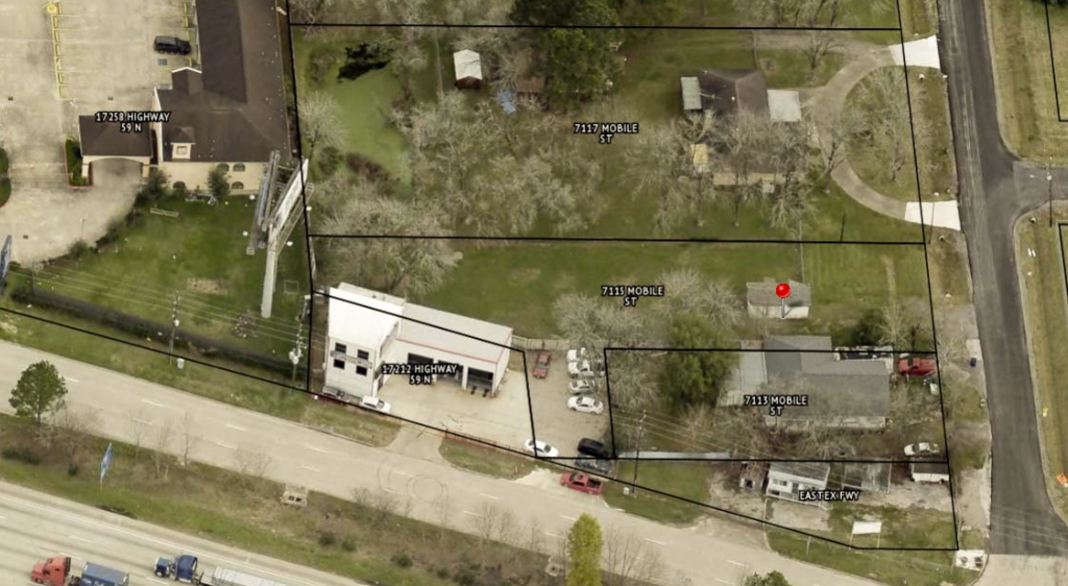 1.5 AC of land with Direct access to US 59/I-69 for Sale! , 7115 Mobile Street, Humble, TX 77396