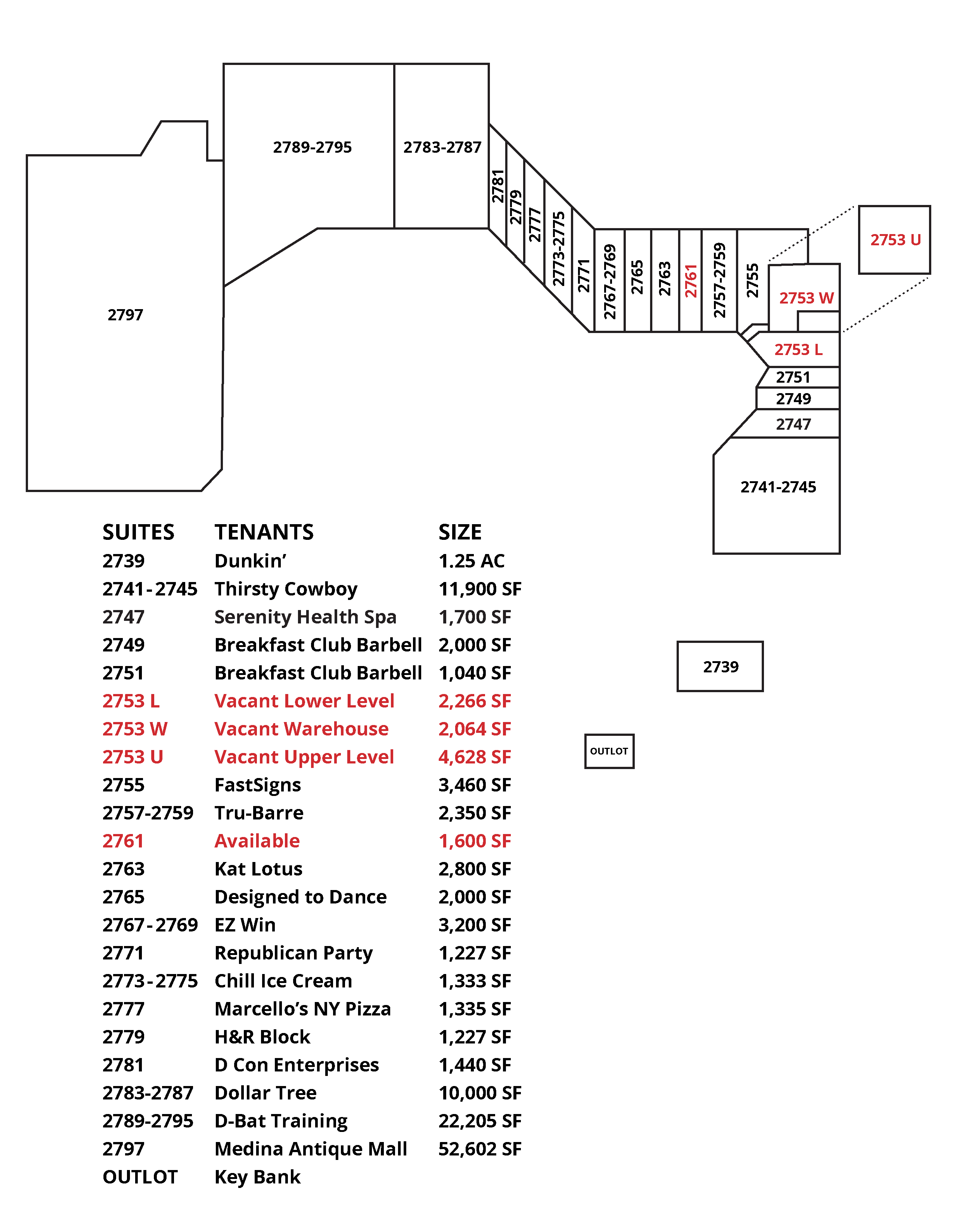 2739-2797 Medina Rd., Medina, OH 44256