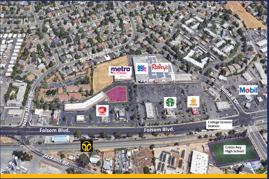 Folsom Boulevard Shopping Center Pad for sale, Folsom Boulevard, Sacramento, CA