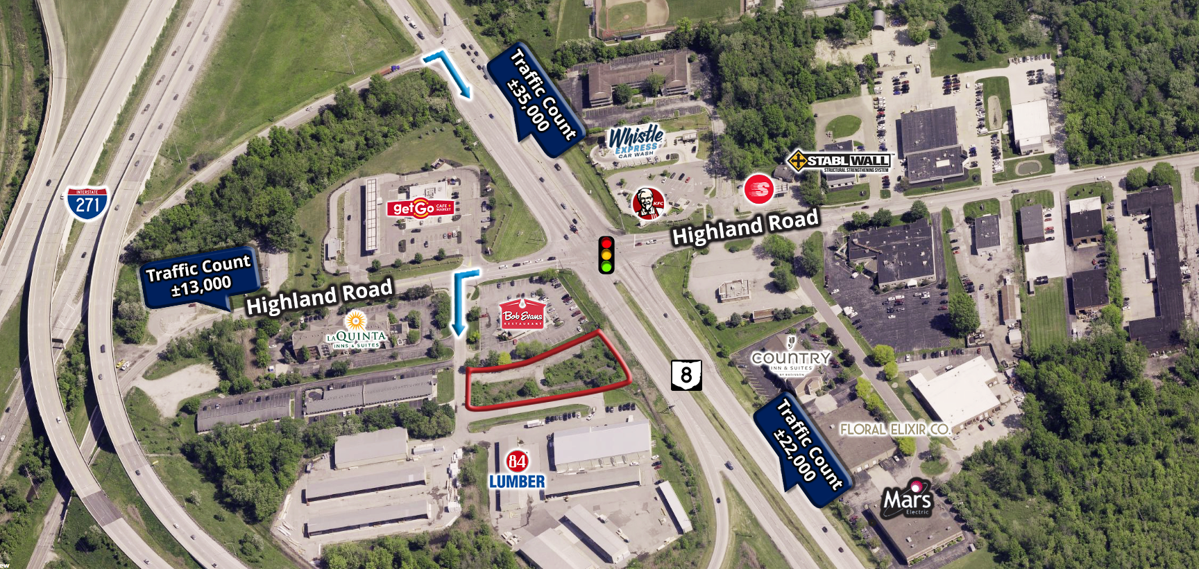 Highway Visible Site For Sale