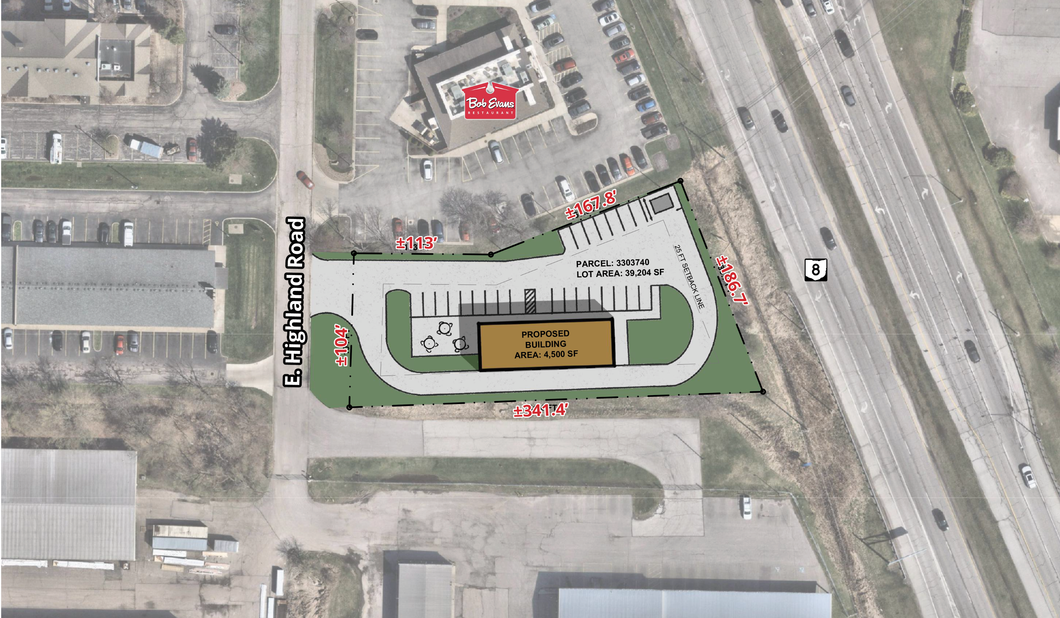 Highway Visible Site For Sale