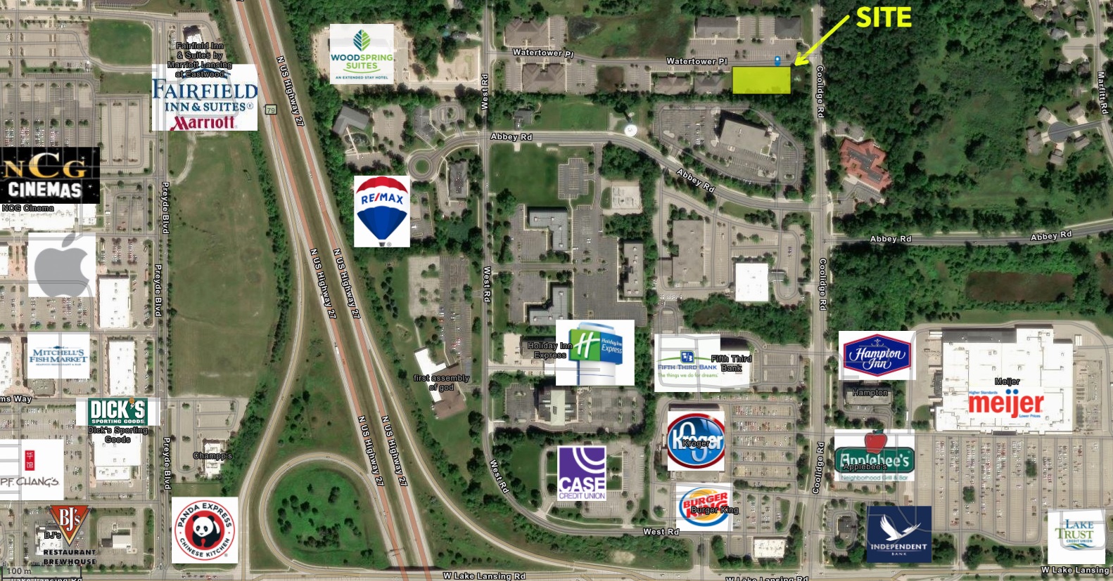 Professional Office Building Lot East Lansing, 1525 Watertower Place, East Lansing, MI 48823