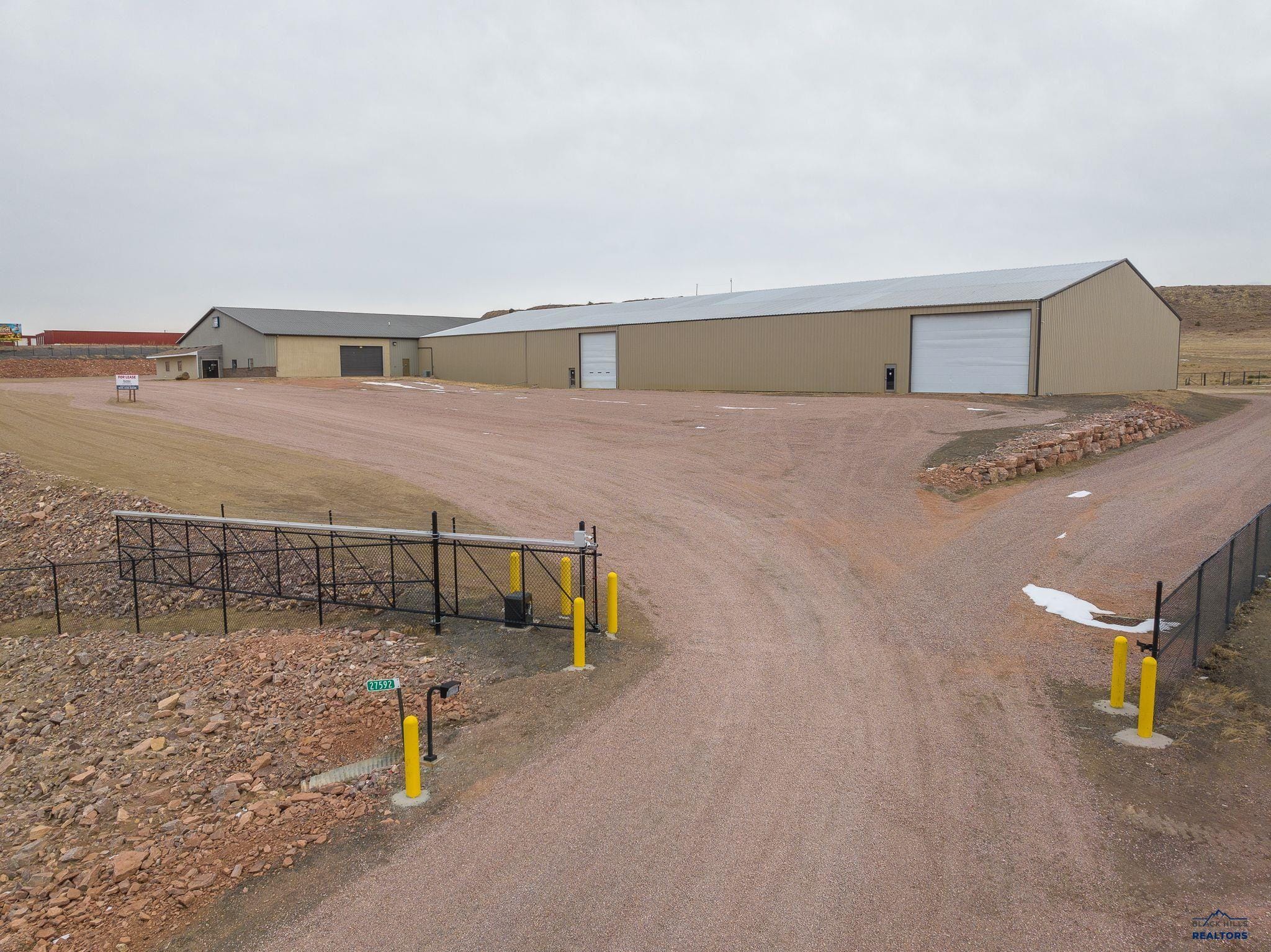 Large warehouse with office space for lease, Hot Springs, SD 57747