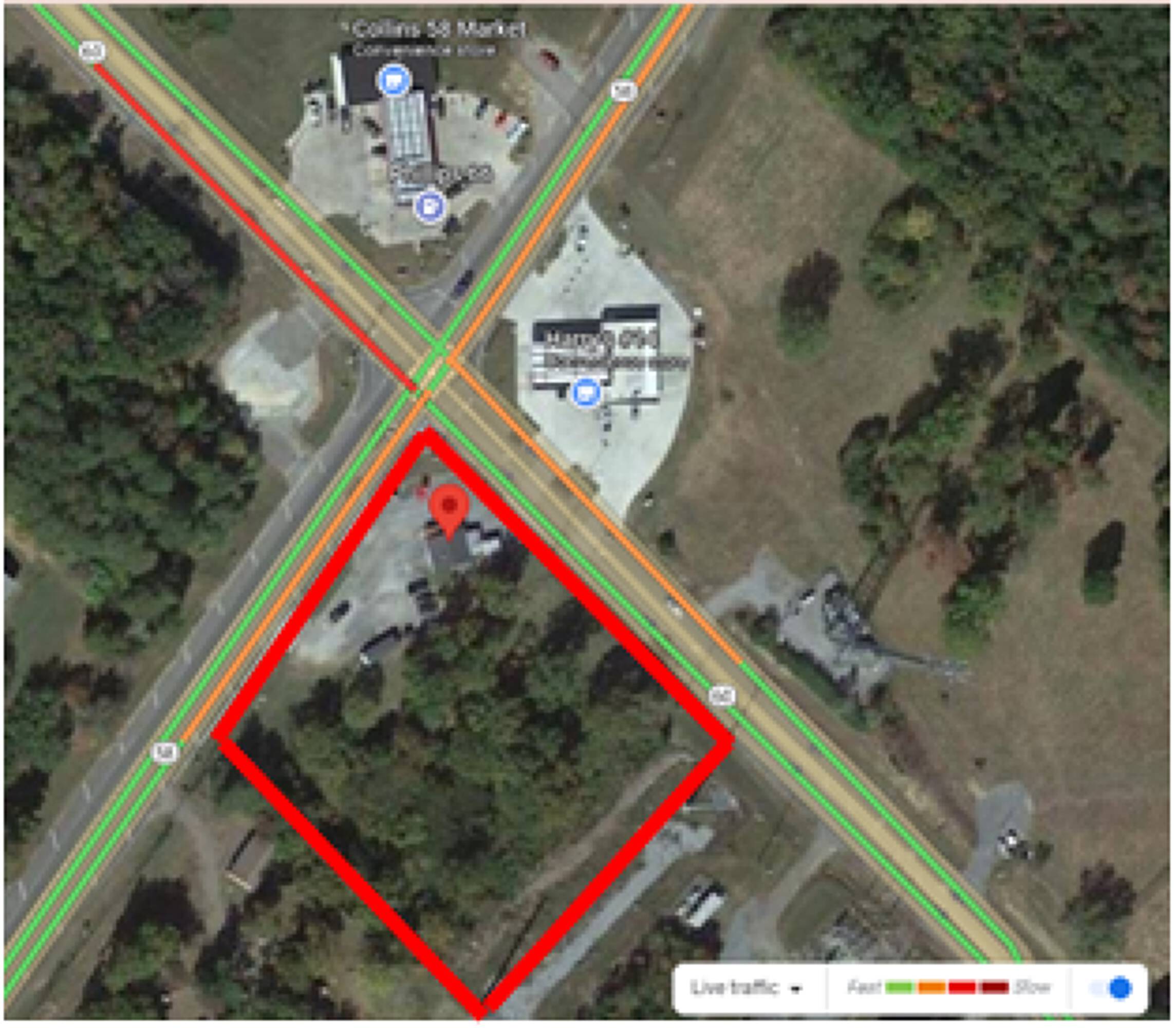 Commercial Lot - Corner of Hwy 58 & Hwy 60 - Over 2.7 Acres