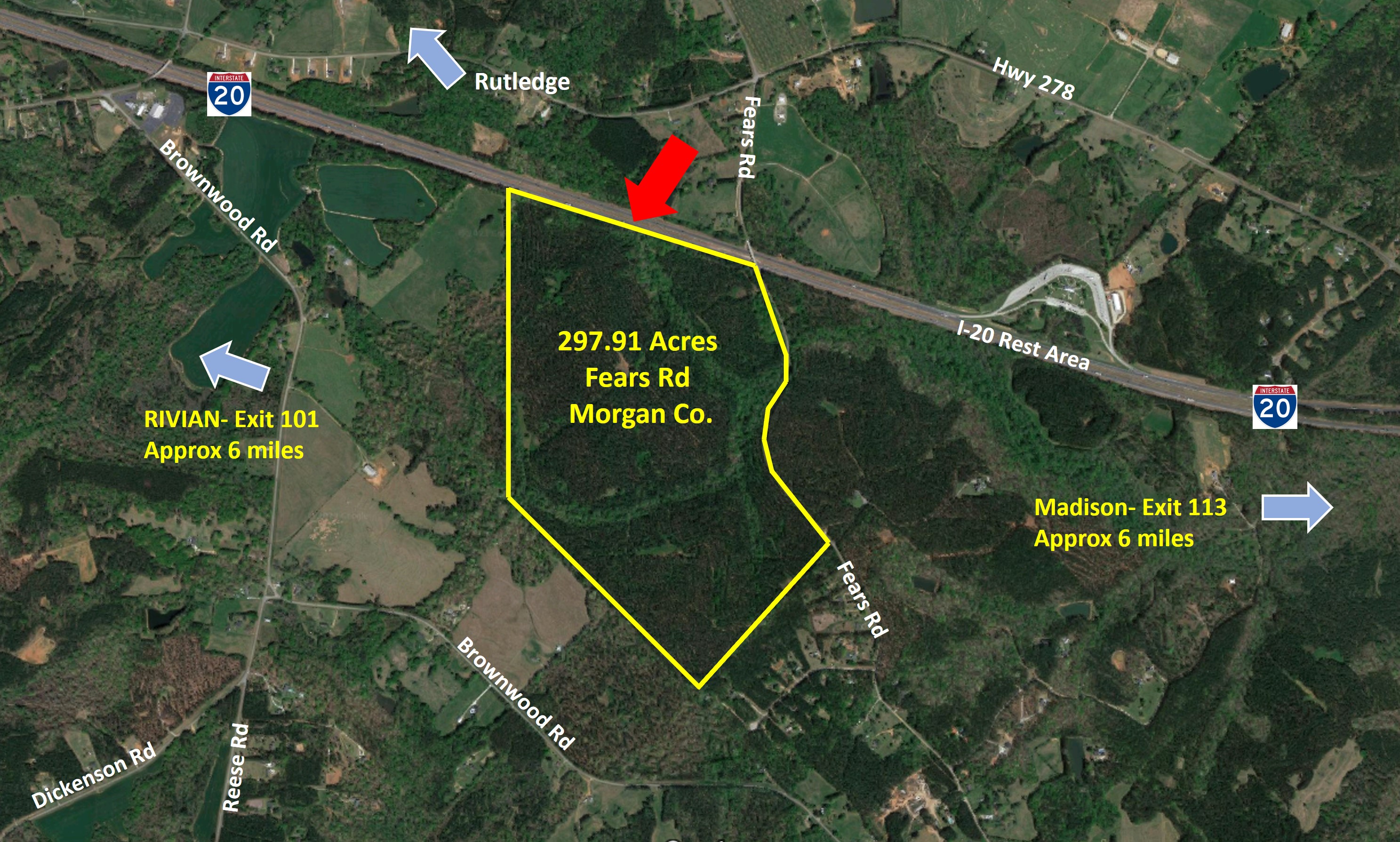 Land for Sale- 291.97 AC, Morgan Co, GA