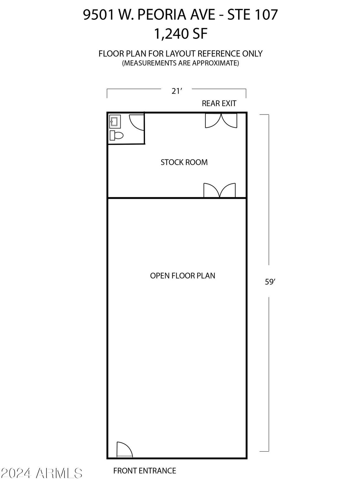 9501 W Peoria Ave Lease, 9501 West Peoria Avenue, Peoria, AZ 85345