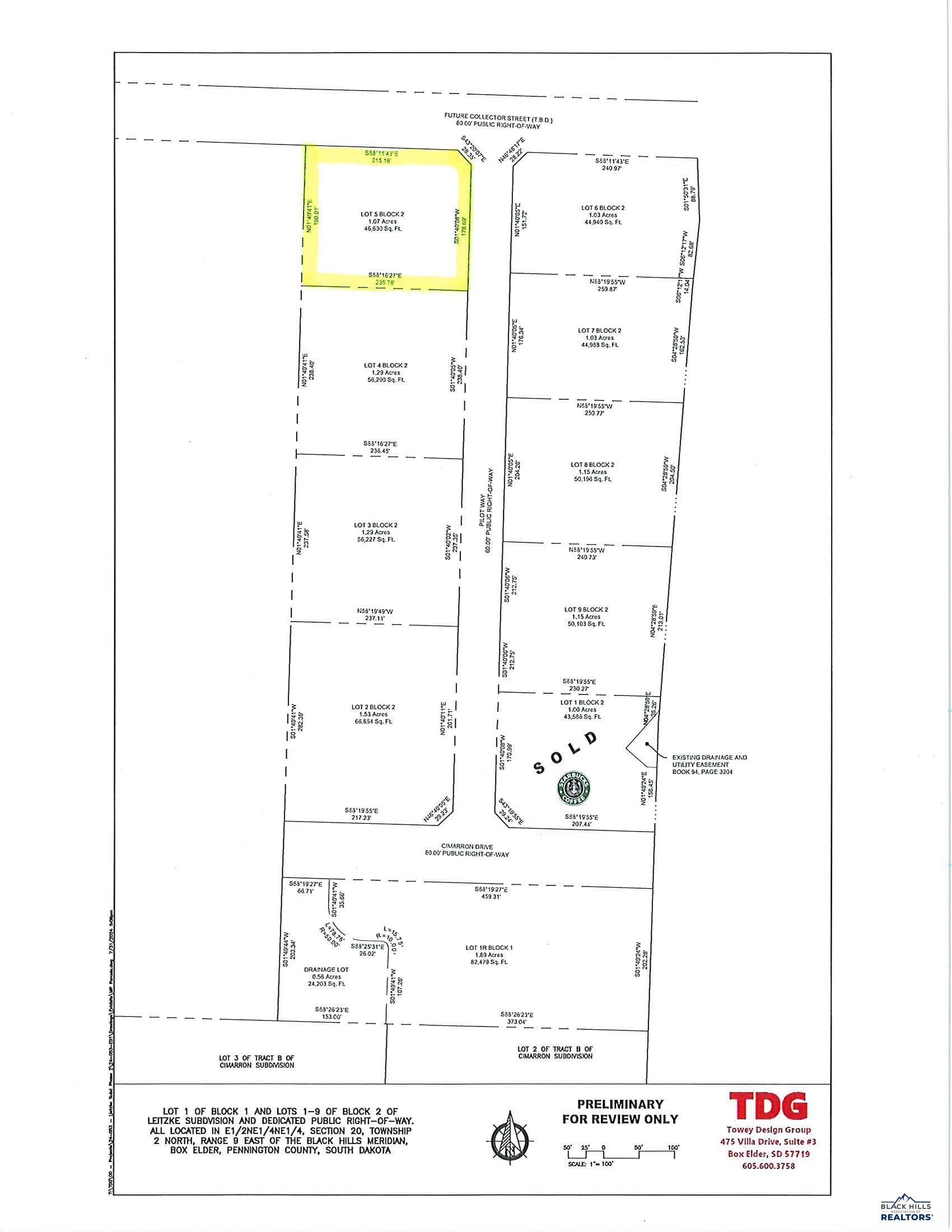 Lot 5 Pilot Way, Box Elder SD, Box Elder, SD 57719