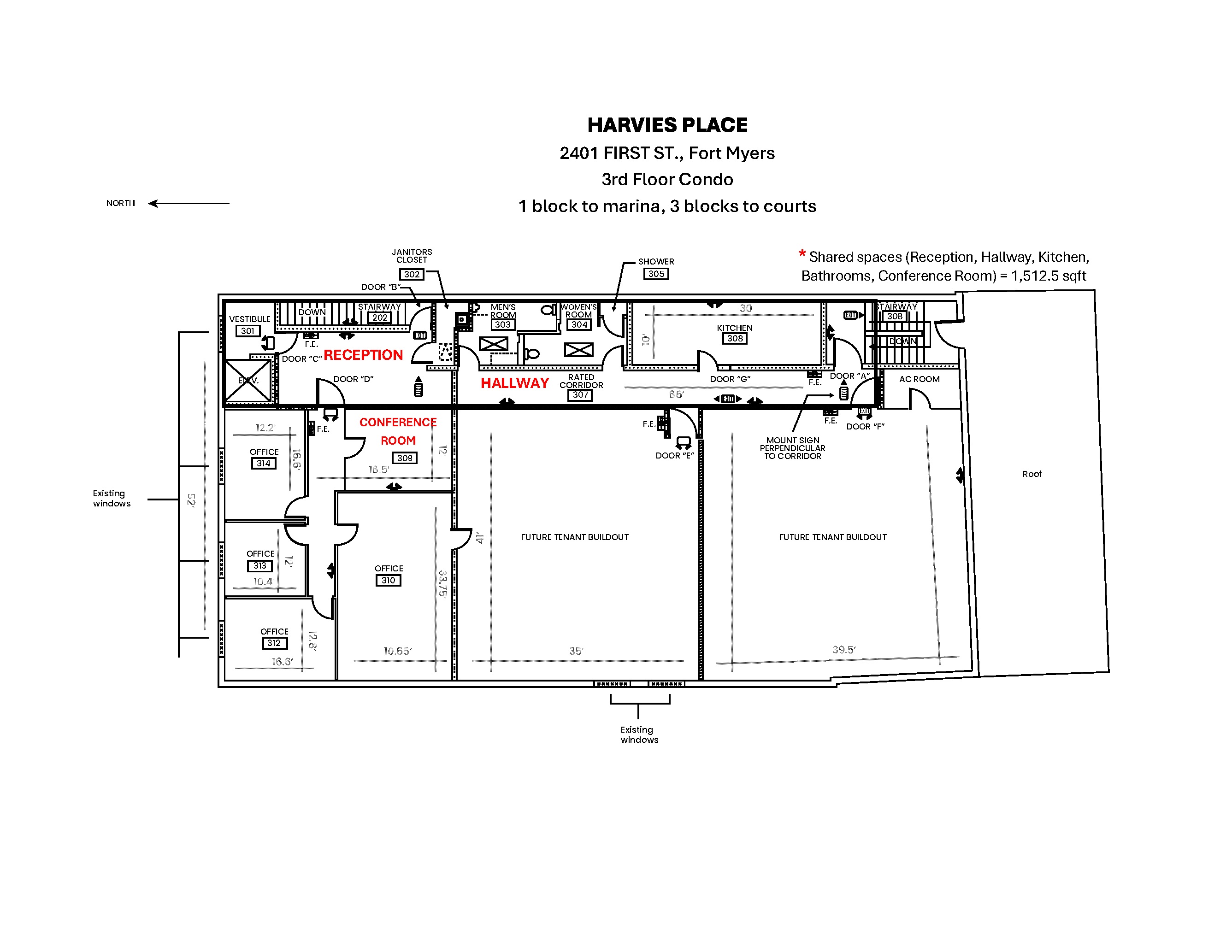 GREAT LIVE/WORK OPPORTUNITY in Downtown Fort Myers, 2401 First Street, Fort Myers, FL 33901