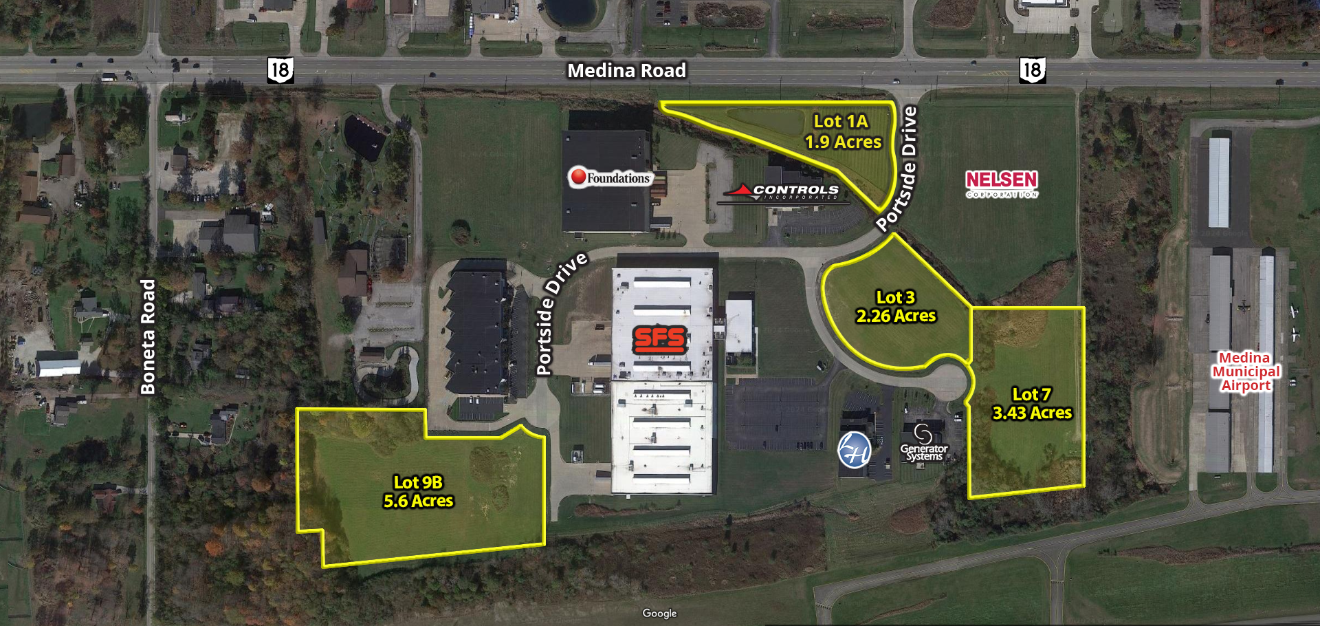 4 Vacant Industrial Lots in Sharon Township