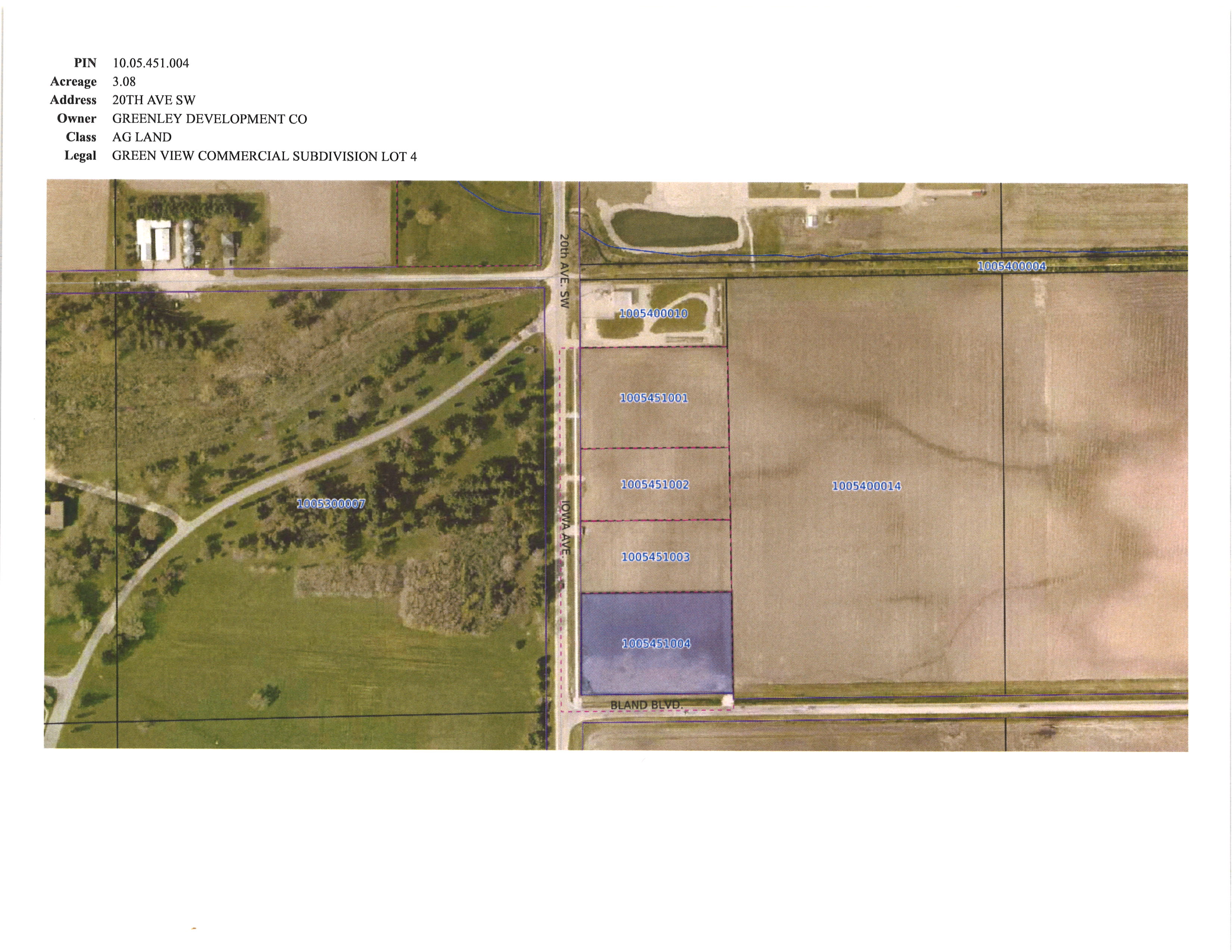 Green View Commercial Addition, 1100 20th Avenue Southwest, Independence, IA 50644