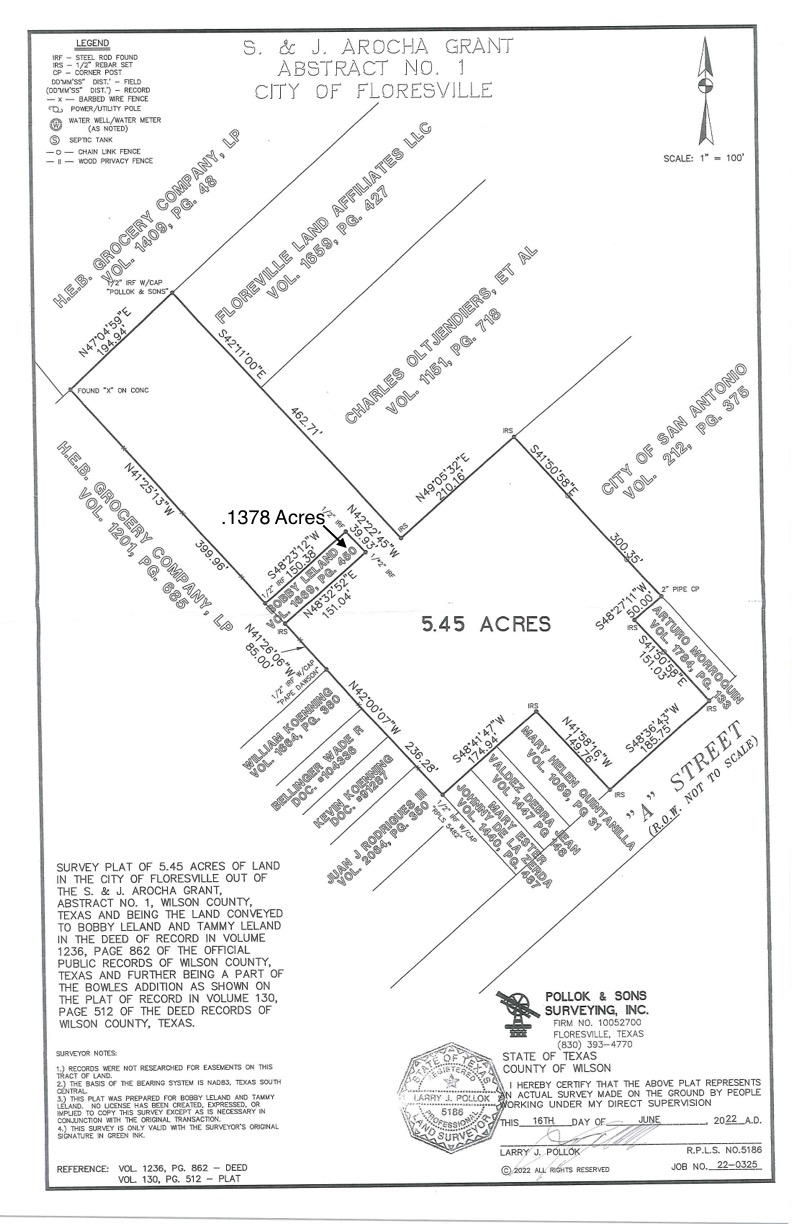 1521 A. St (5.58 +/- Acres), 1101-1199 7th Street, Floresville, TX 78114