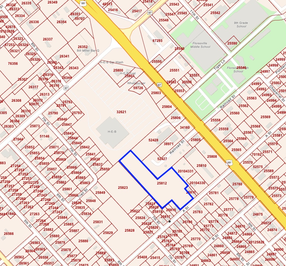 1521 A. St (5.58 +/- Acres), 1101-1199 7th Street, Floresville, TX 78114