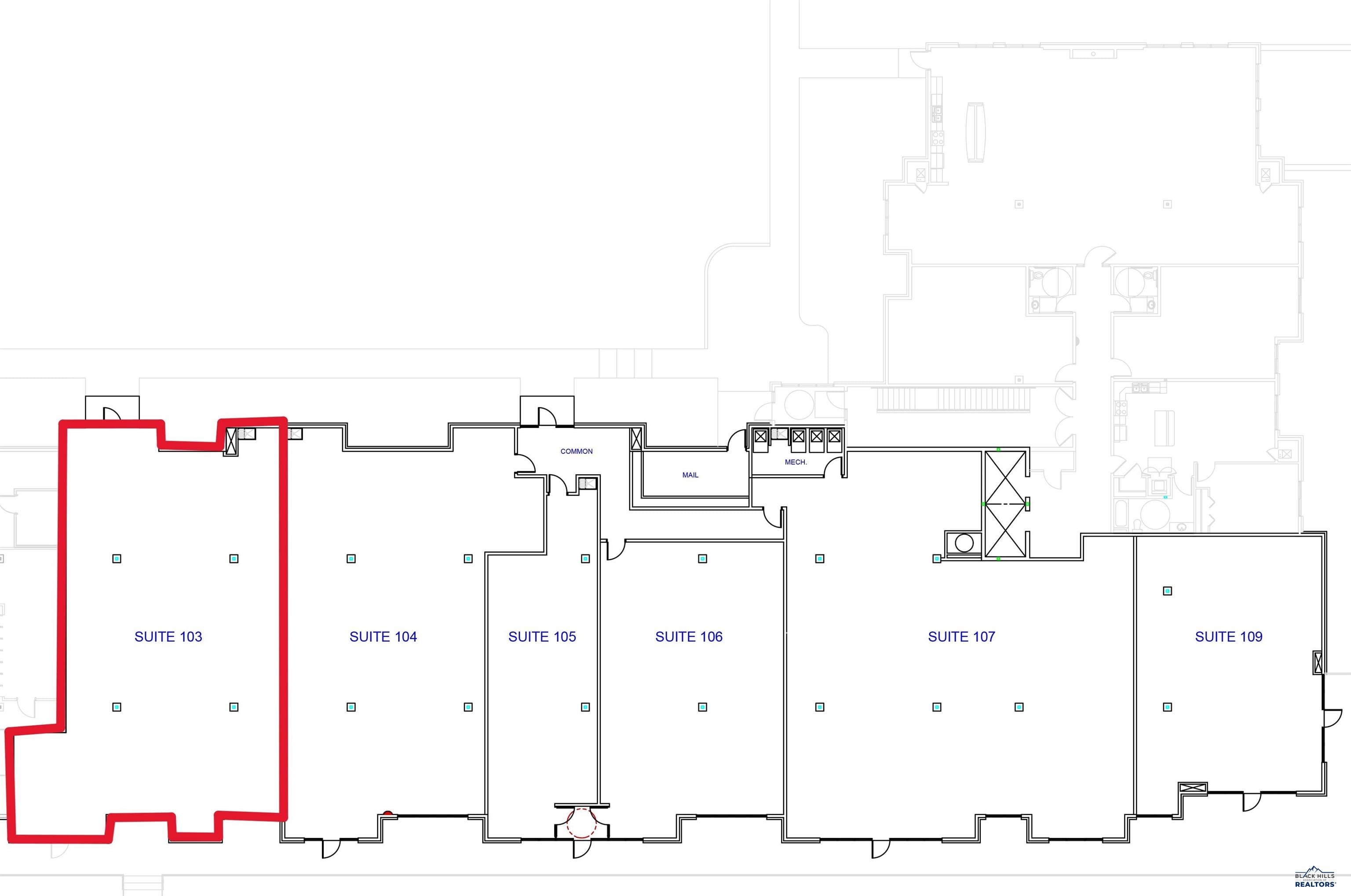 The Elements - Retail/Office space for lease , 100 Saint Joseph Street, Rapid City, SD 57701