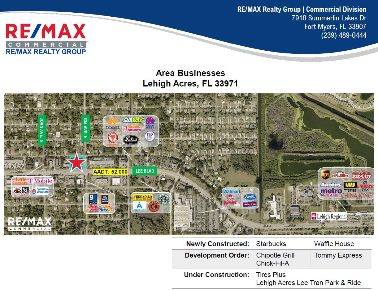 For Sale: Commercial Corner, Ida Avenue N., Lehigh Acres, FL 33971