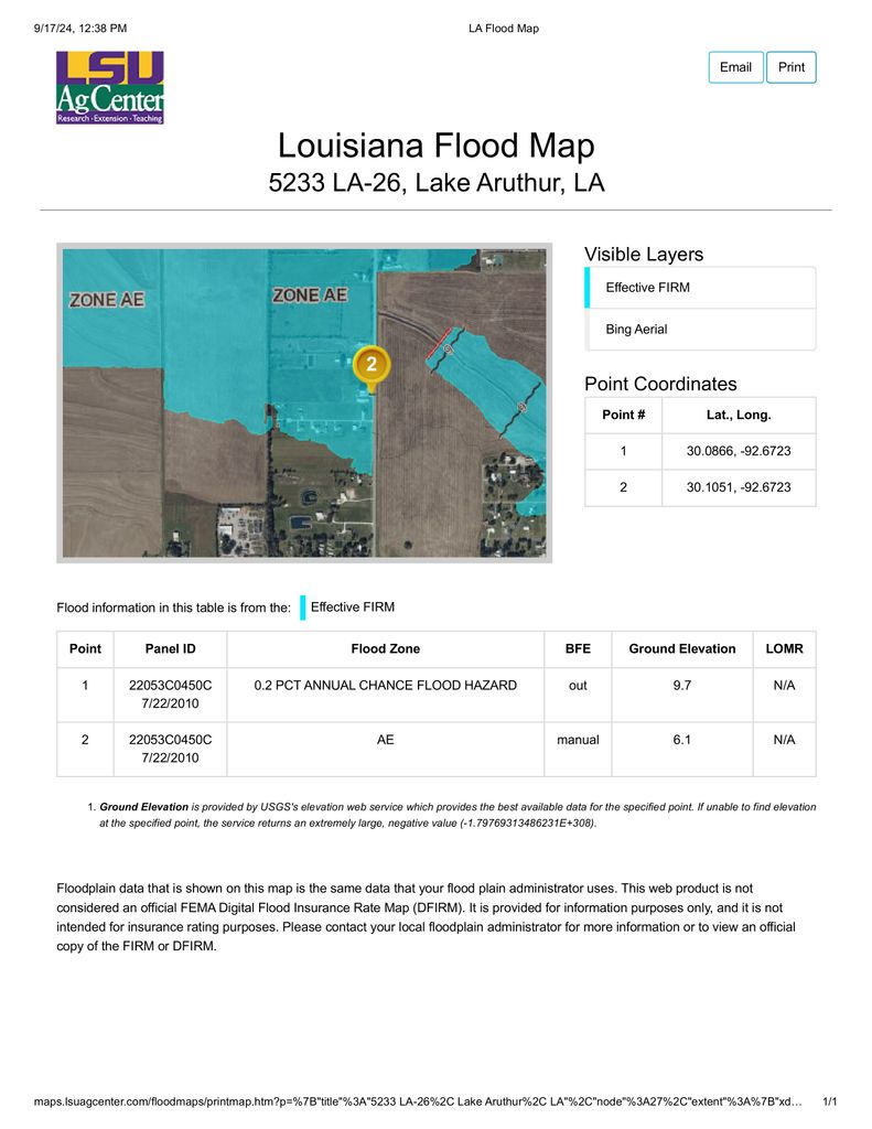 5233 LA-26, 5233 Louisiana 26, Lake Arthur, LA 70549