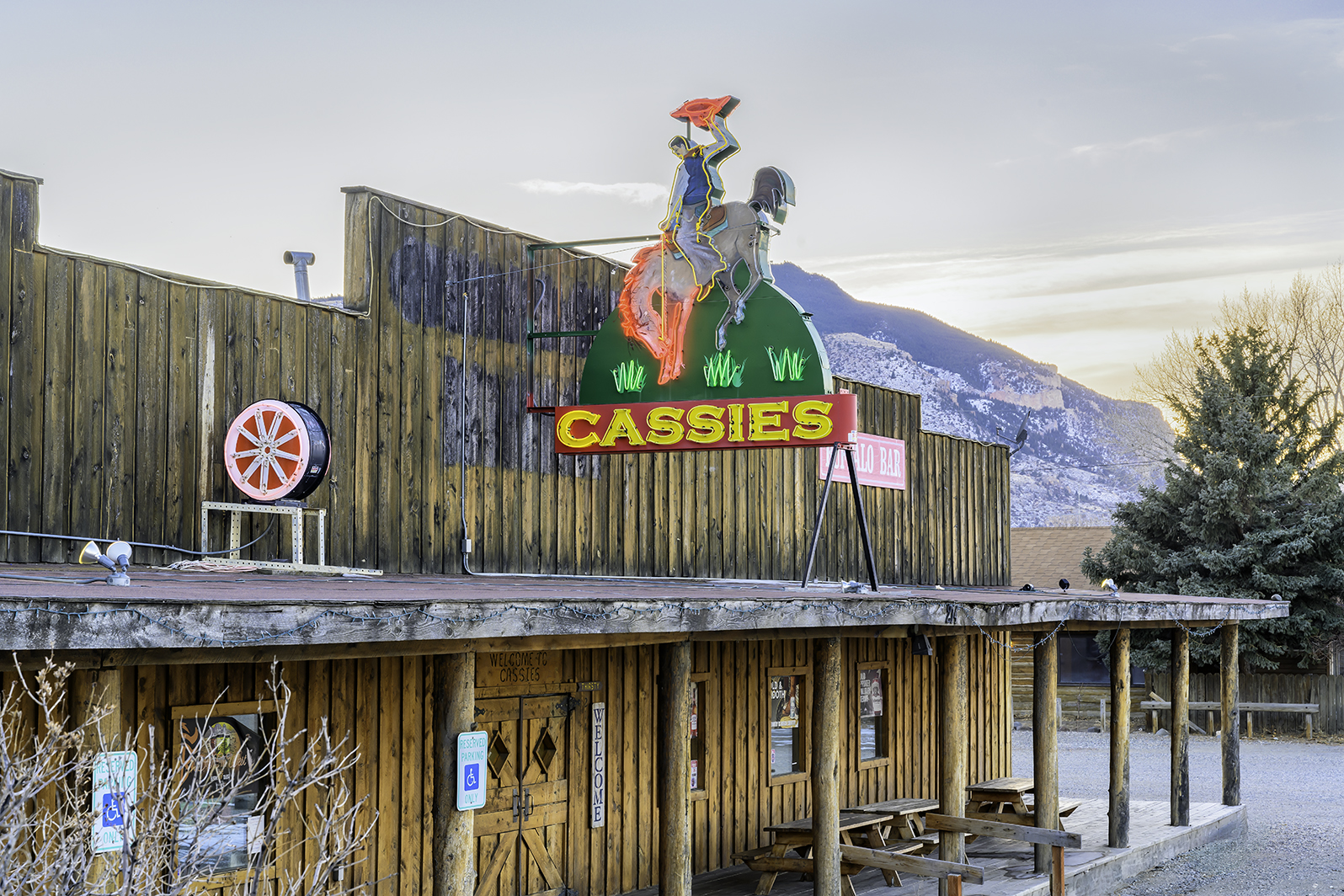 Iconic Commerical Building & Residential Home on 7 Acres, 214 Yellowstone Avenue, Cody, WY 82414