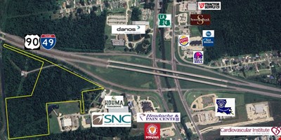 24.2 Acres off U.S. Hwy 90 in Houma-Thibodaux MSA