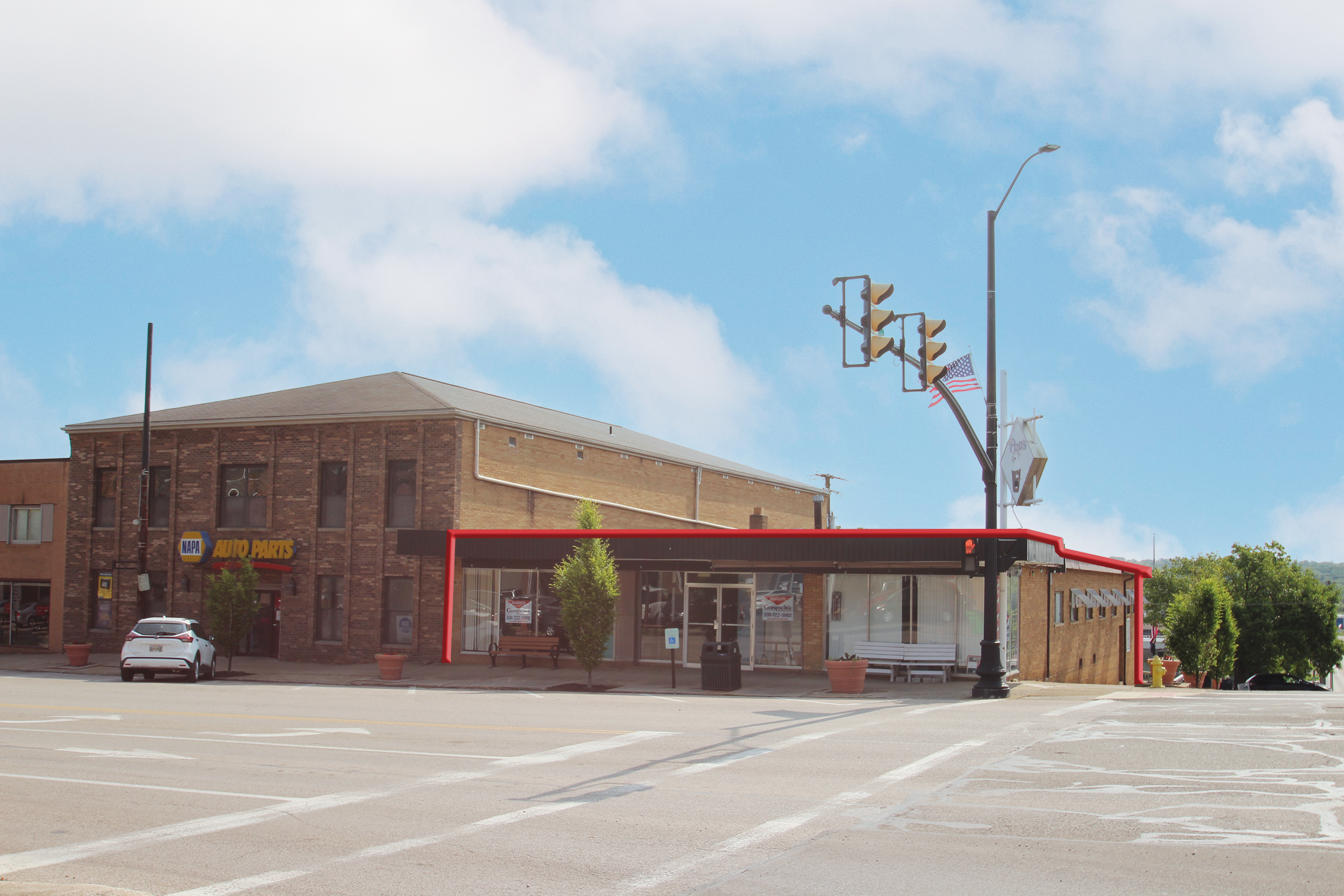 Prime Corner Visibility in Downtown Rittman