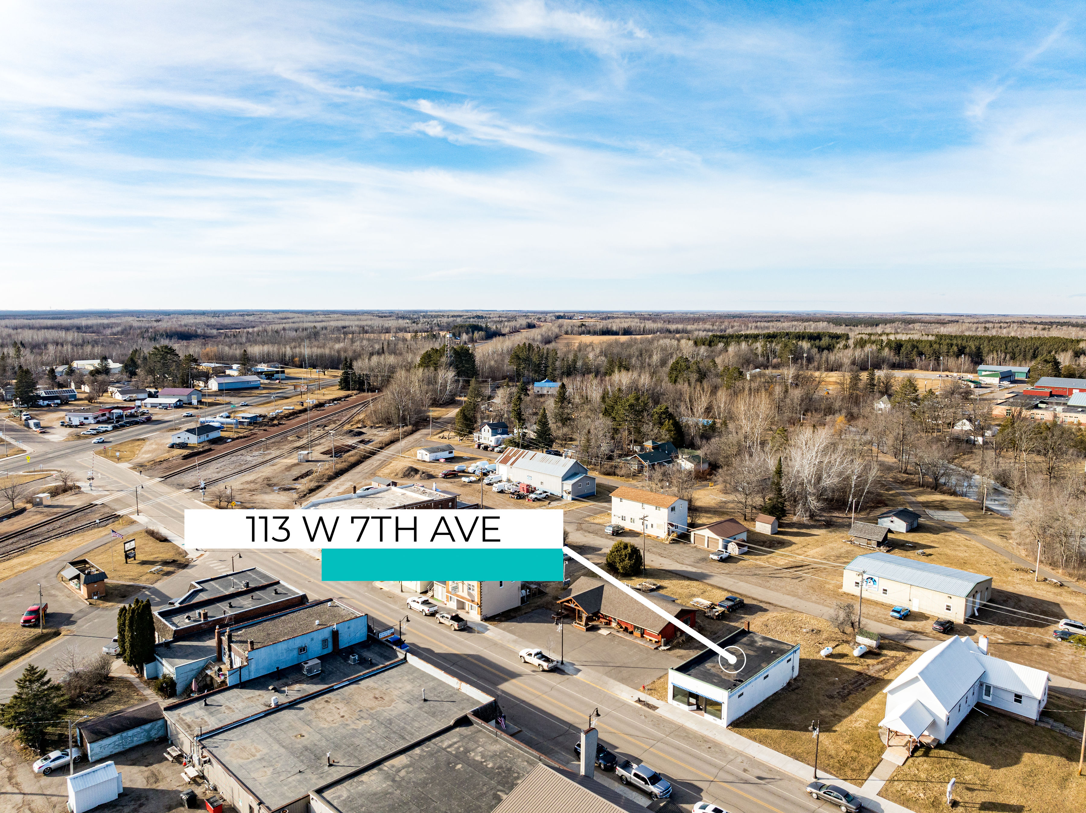 Solid Retail Location|113 W 7th Ave Floodwood, MN 55736, 113 West 7th Avenue, Floodwood, MN 55736