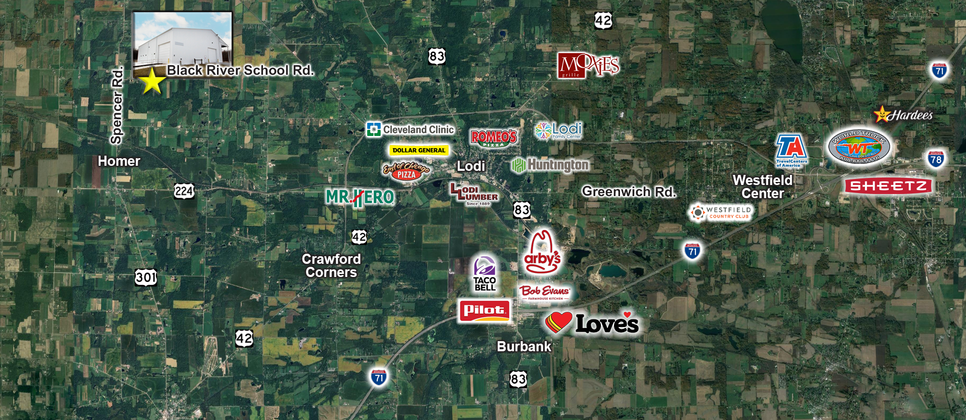 11820 Black River School Road, Homerville, OH 44235