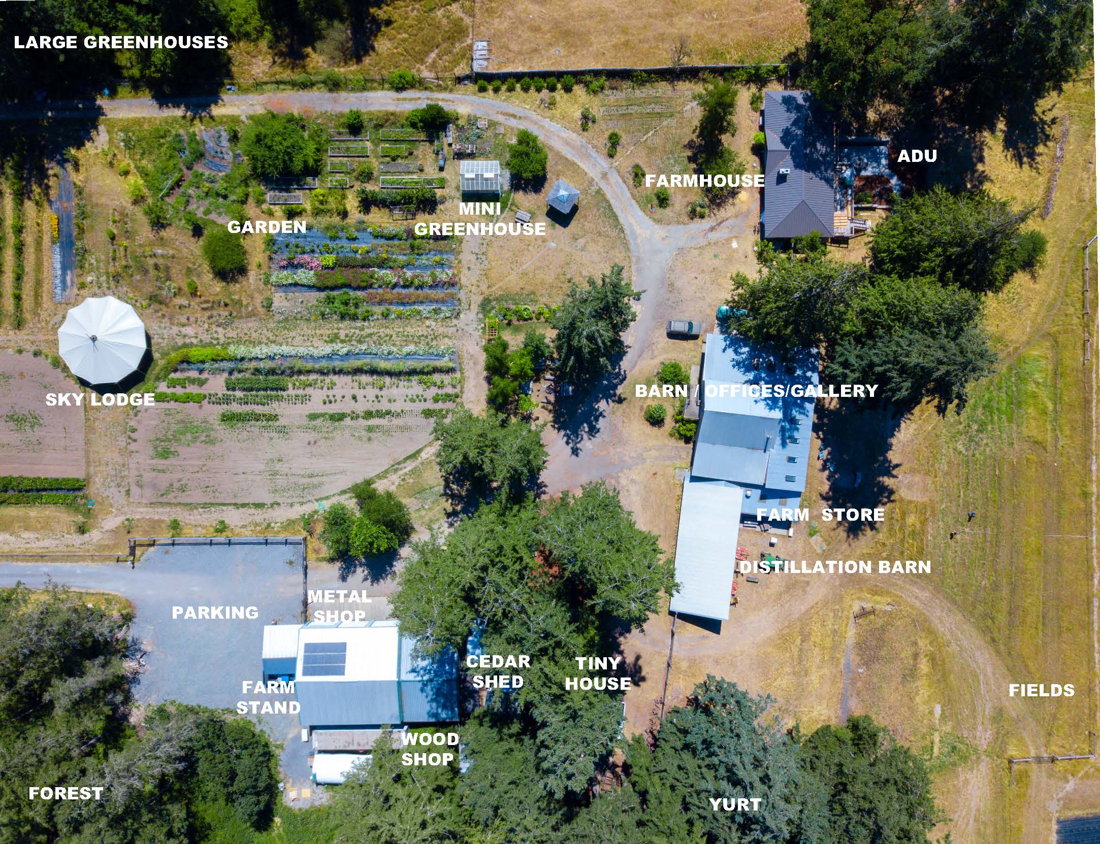 OrcaSong Farm, 280 Dolphin Bay Road, Eastsound, WA 98245