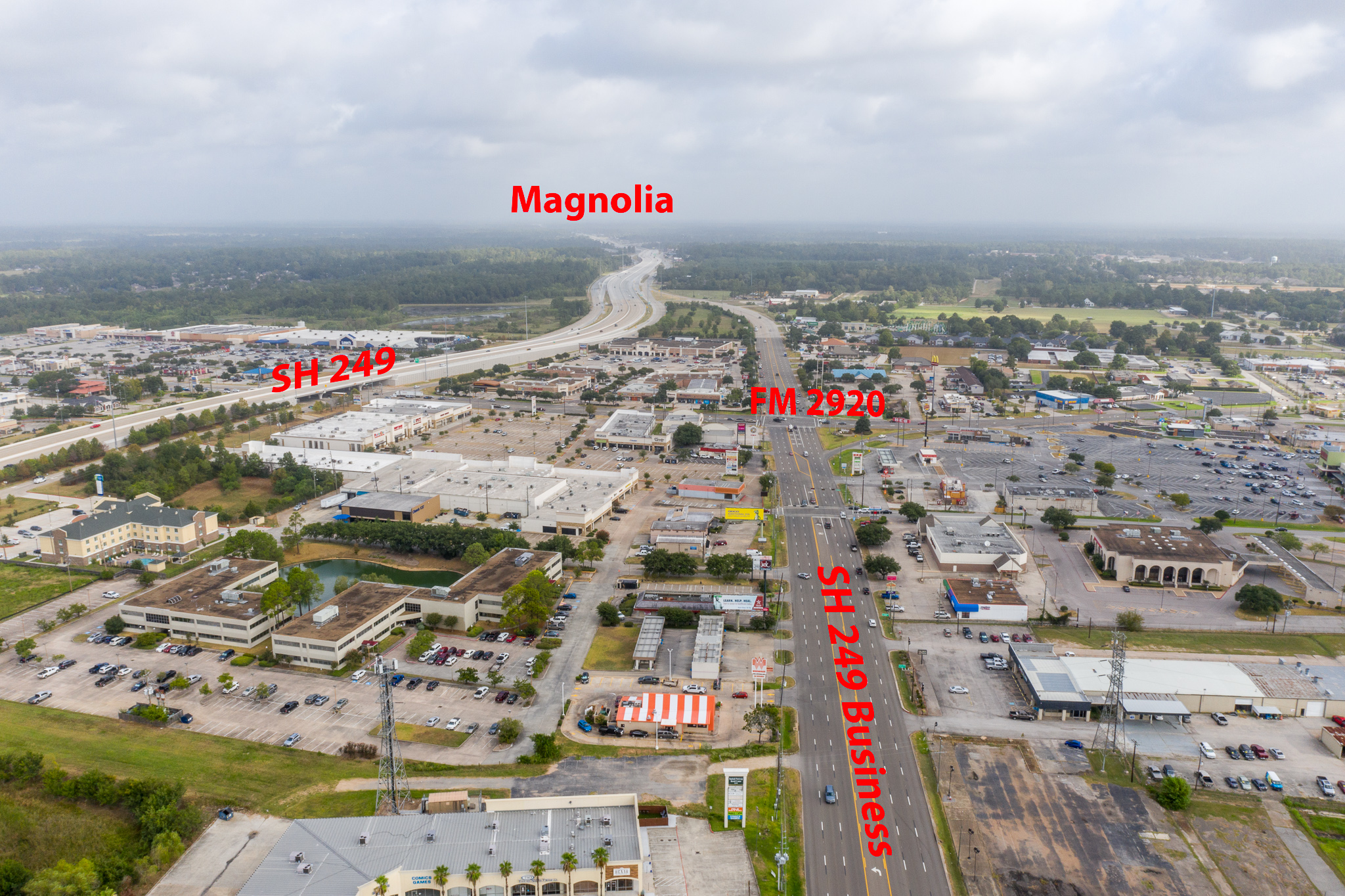 2nd GENERATION IN LINE SPACE AVAILABLE-SIGNALIZED HARD CORNER - MOVE IN READY, 28155 SH 249, Tomball , TX 77357