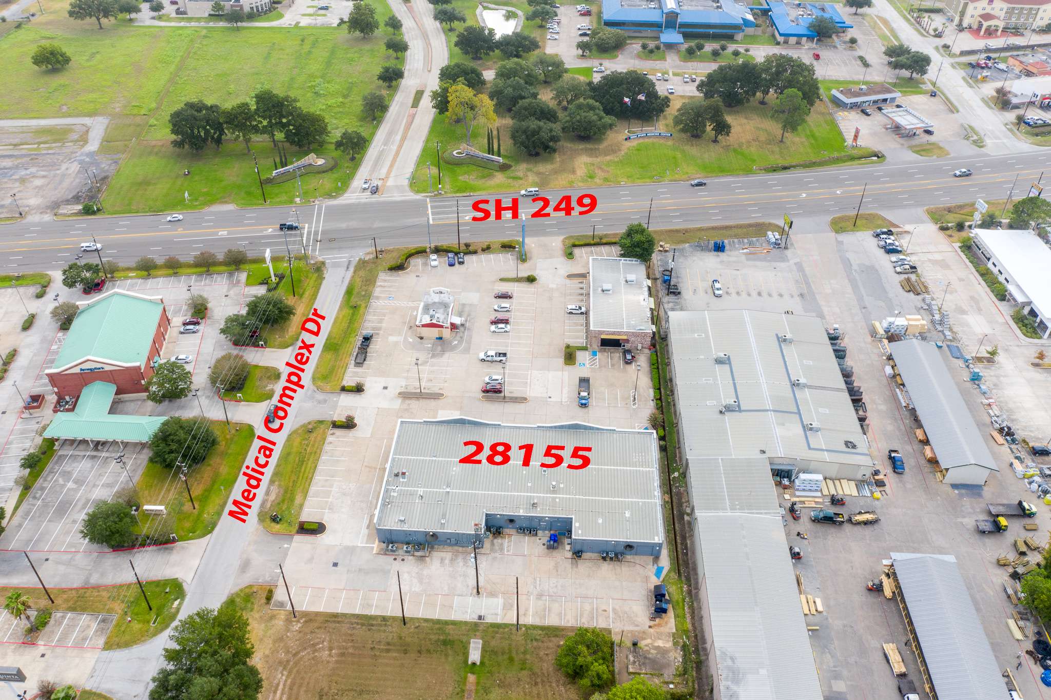2nd GENERATION IN LINE SPACE AVAILABLE-SIGNALIZED HARD CORNER - MOVE IN READY, 28155 SH 249, Tomball , TX 77357