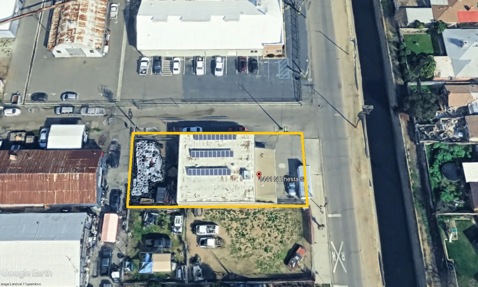 Warehouse/Office Space + Yard, 1441 North Thesta Street, Fresno, CA 93703