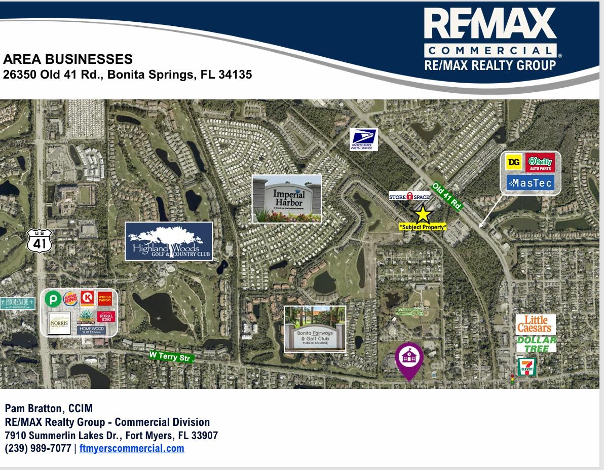 Fully A/C Industrial Unit with Fenced Lot, 26350 Old 41 Road Unit 1, Bonita Springs, FL 34135