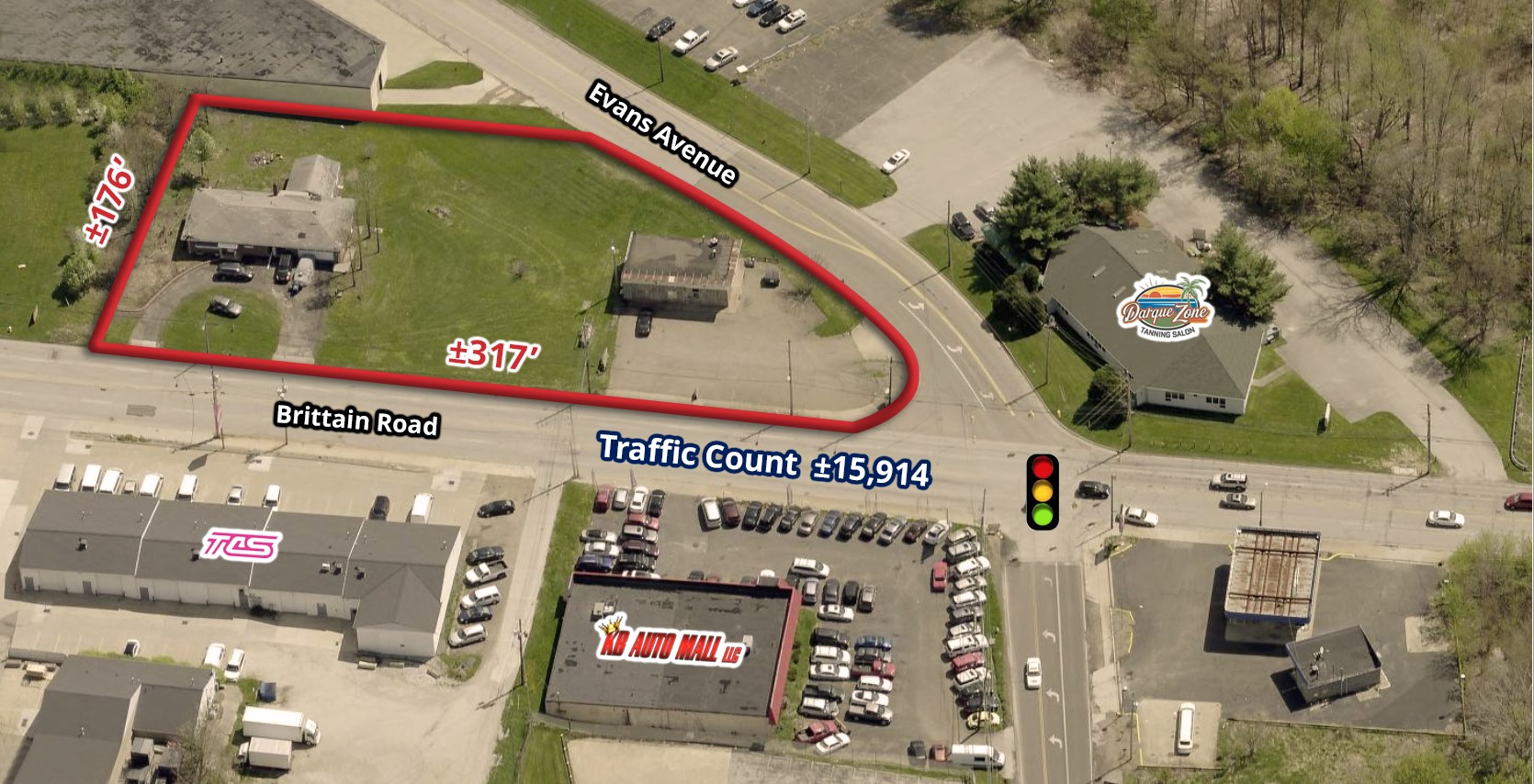 Redevelopment Opportunity At Traffic Light