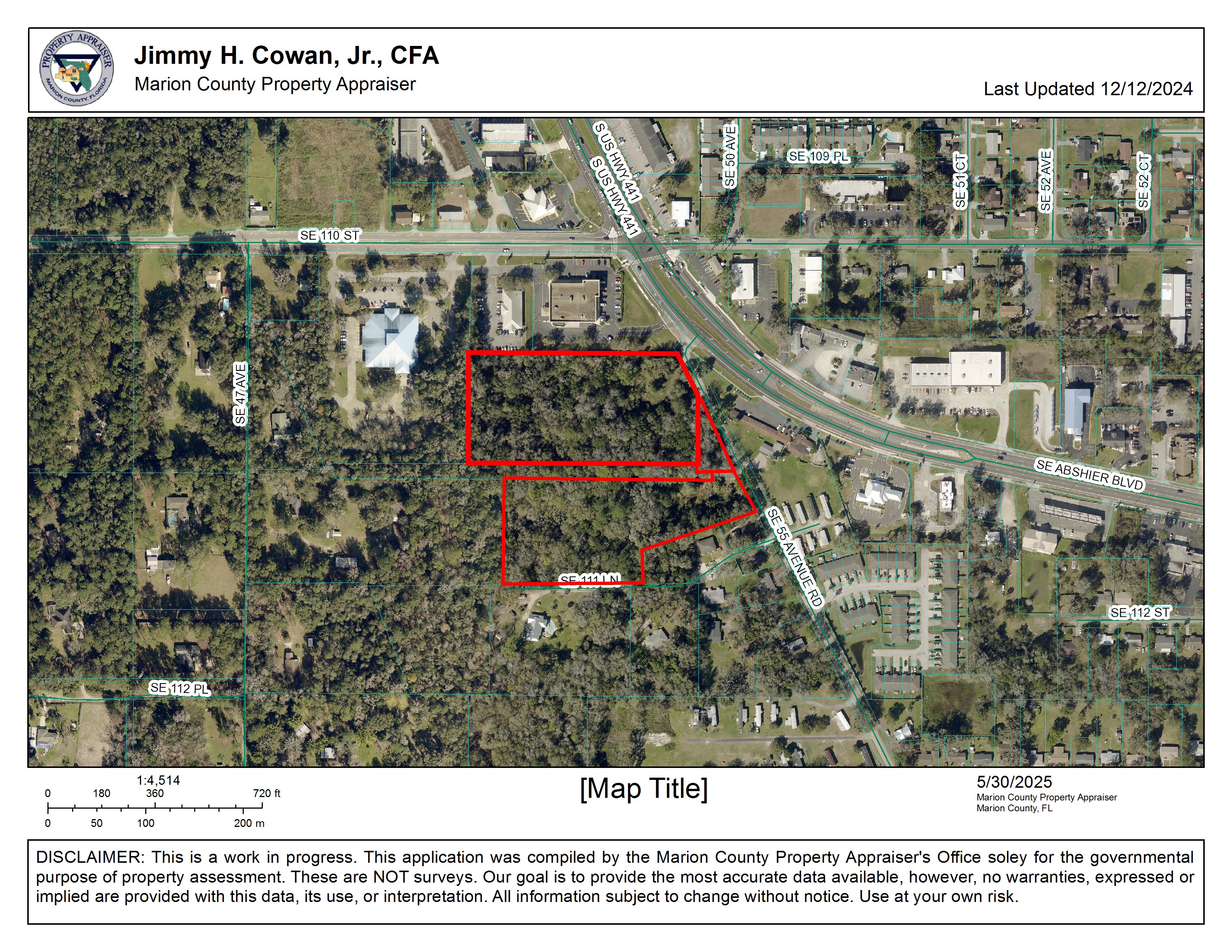10.24 Acres Zoned B-2 in the City of Belleview, 11090 Southeast 55th Avenue Road, Belleview, FL 34420