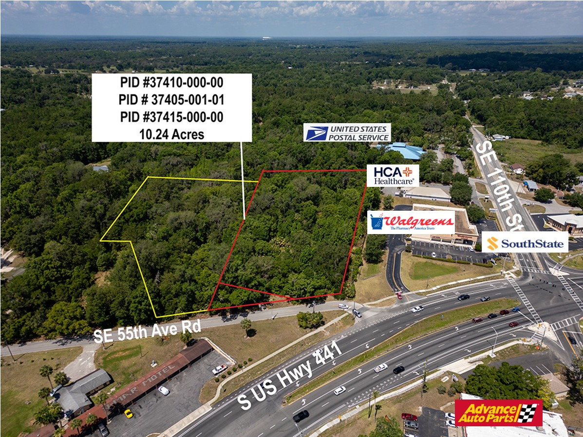 5.09 Acres Zoned B-2 in the City of Belleview, 11144 Southeast 55th Avenue Road, Belleview, FL 34420