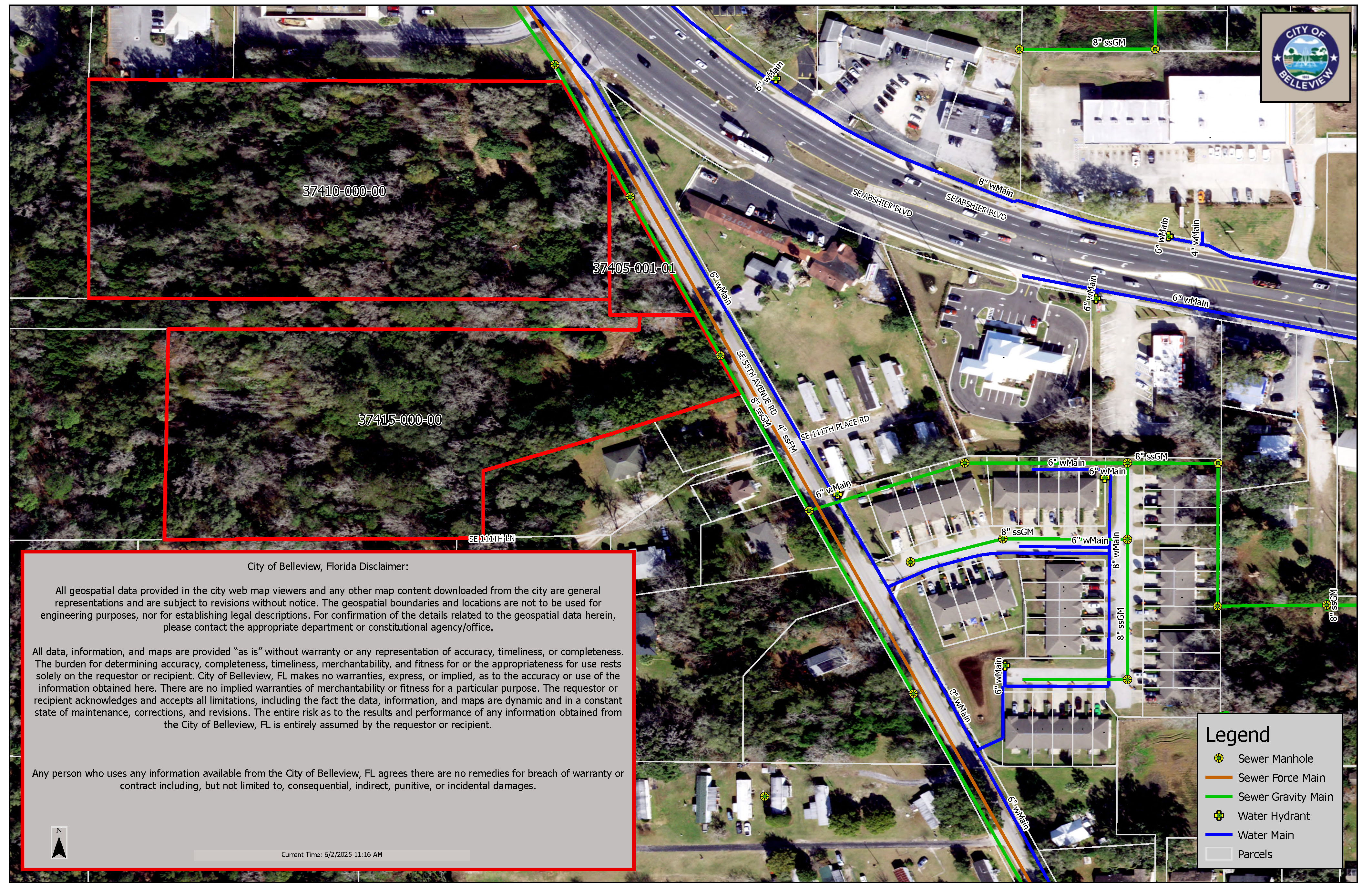5.09 Acres Zoned B-2 in the City of Belleview, 11144 Southeast 55th Avenue Road, Belleview, FL 34420