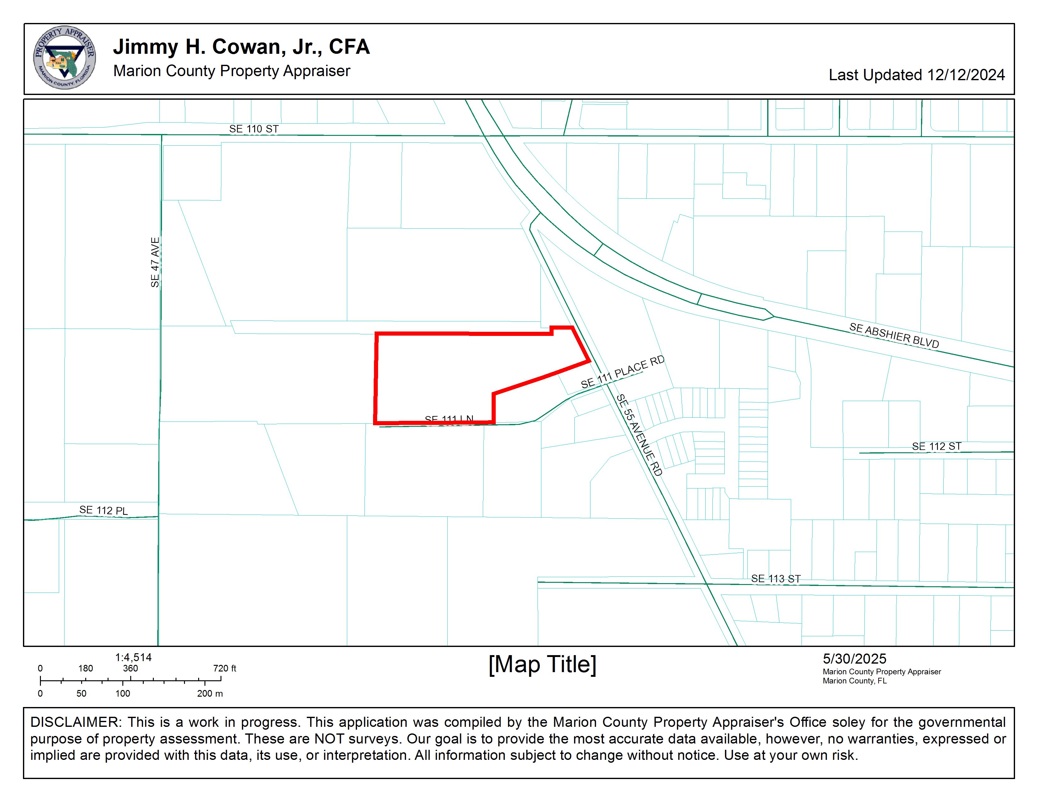 5.09 Acres Zoned B-2 in the City of Belleview, 11144 Southeast 55th Avenue Road, Belleview, FL 34420