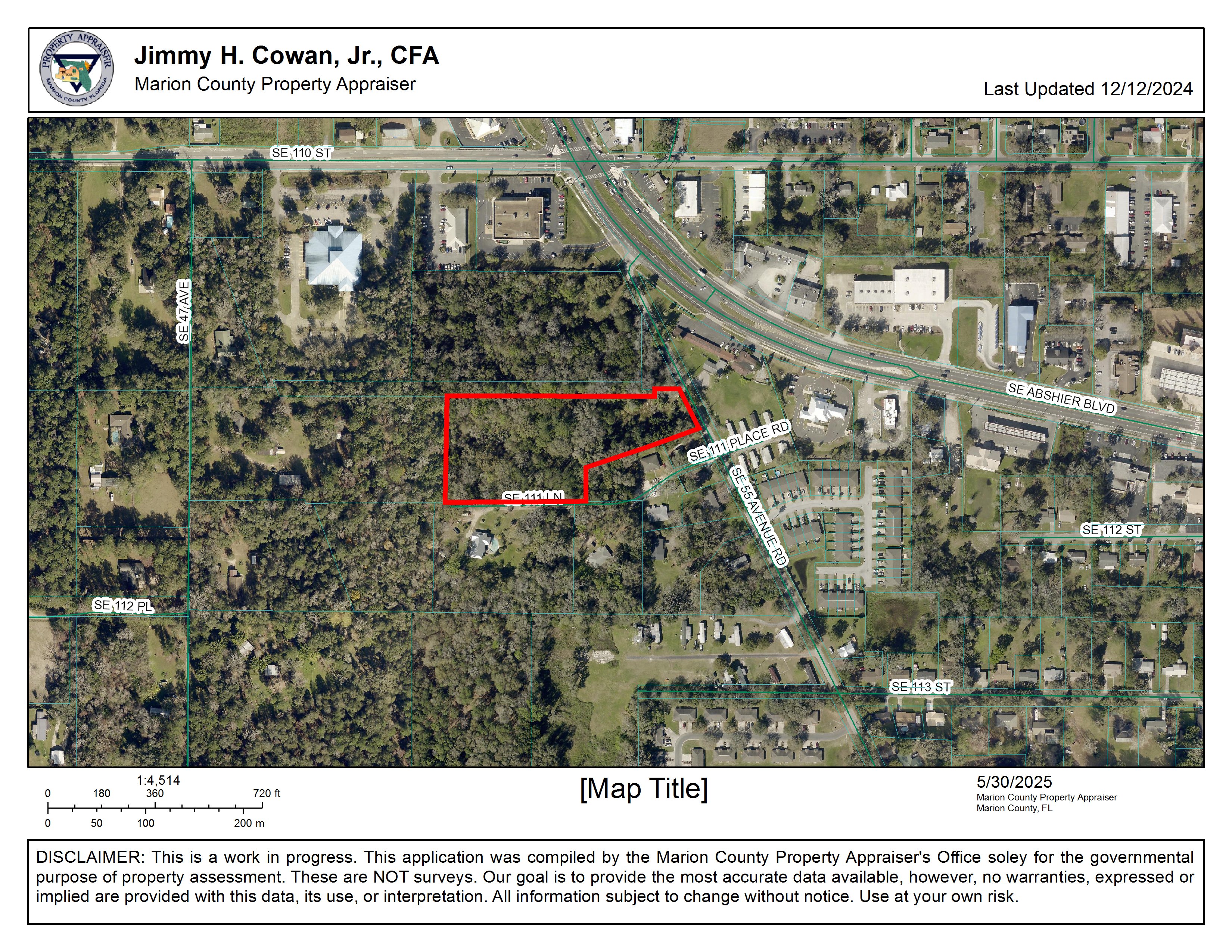 5.09 Acres Zoned B-2 in the City of Belleview, 11144 Southeast 55th Avenue Road, Belleview, FL 34420