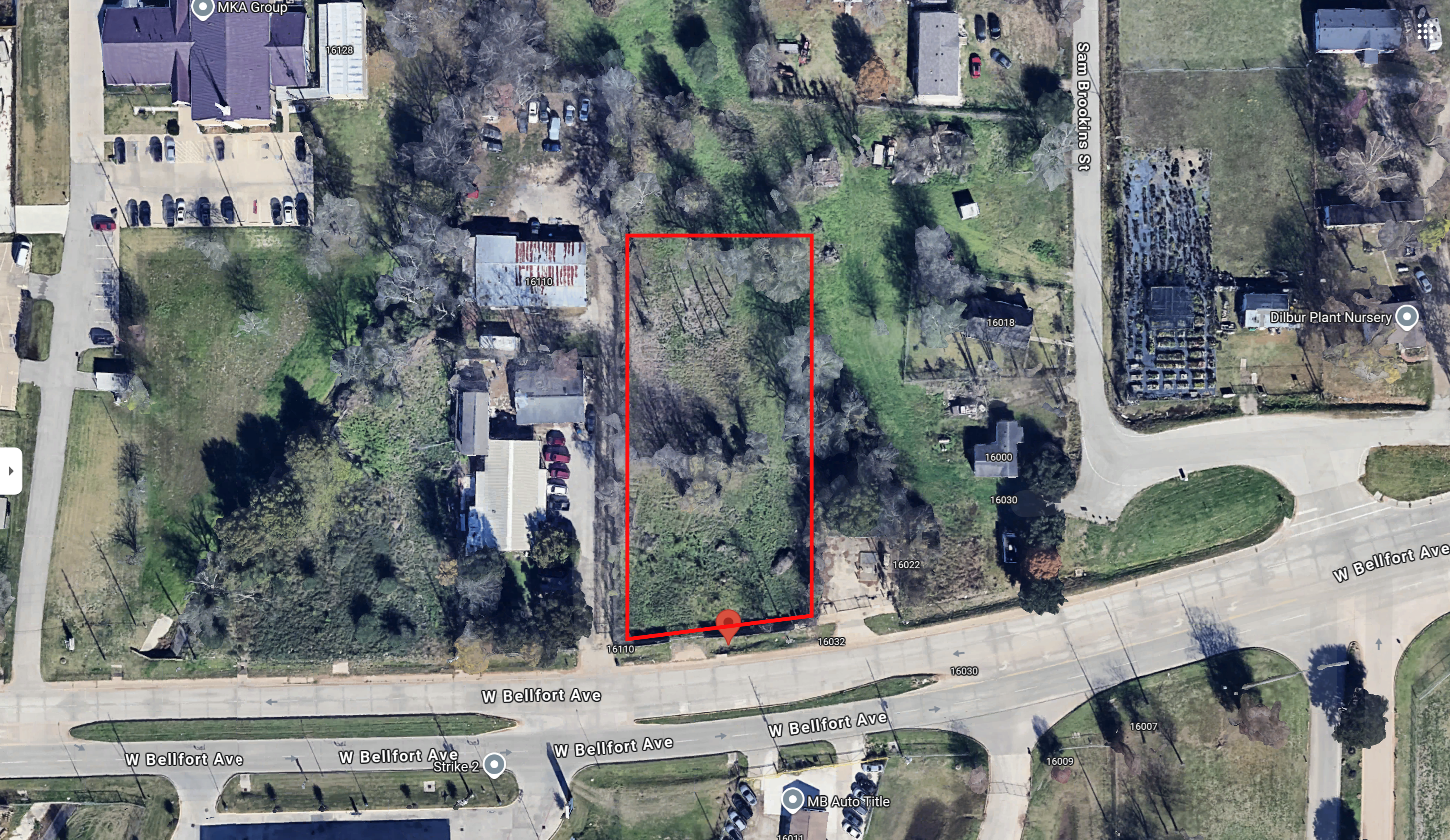 1.05 AC Unrestricted Commercial Land Available in Sugar Land, 16102 West Bellfort Avenue, Sugar Land, TX 77498